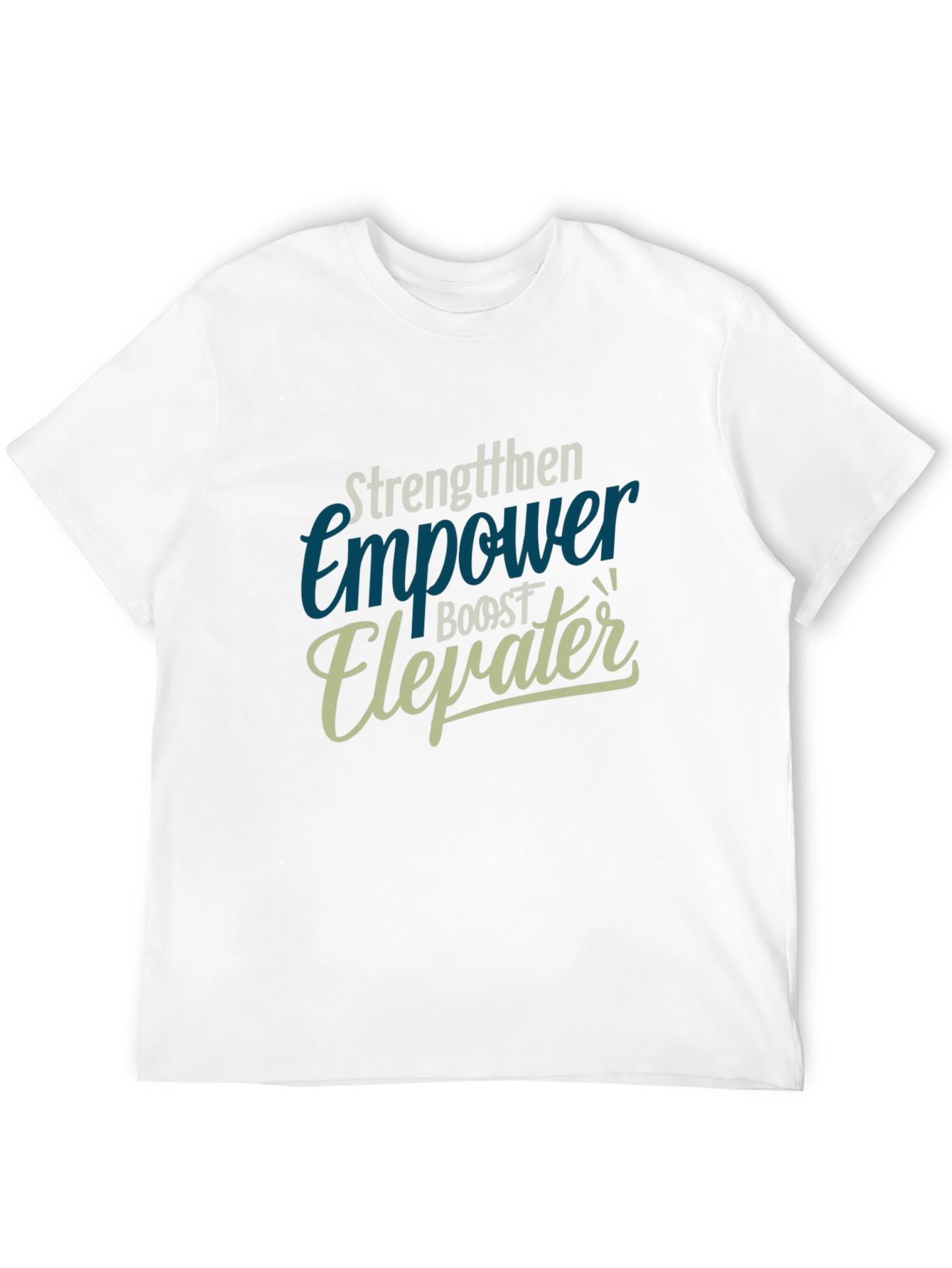 Empower Graphic Print Black T-Shirt