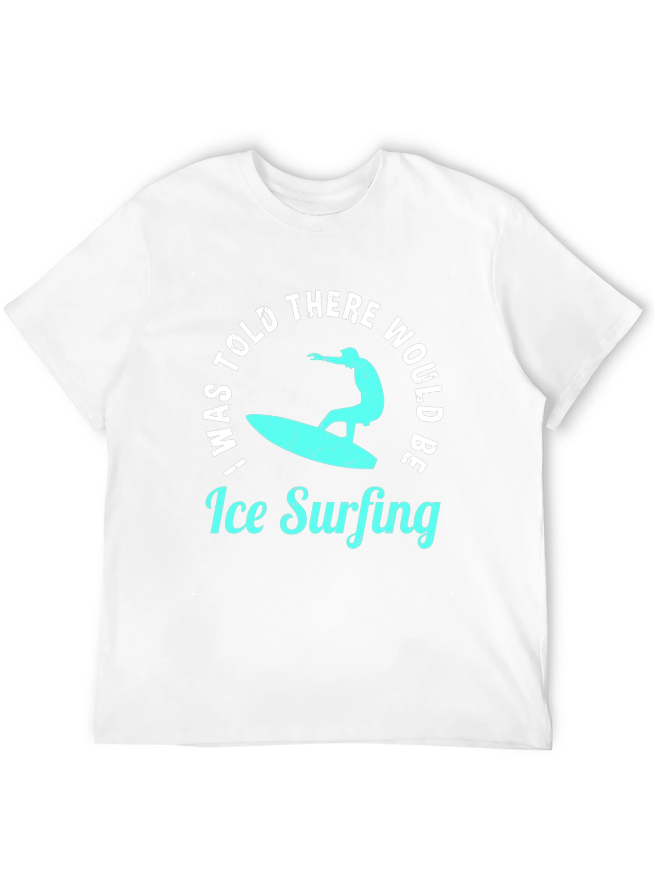 Ice Surfing Graphic Tee - Mens Black T-Shirt