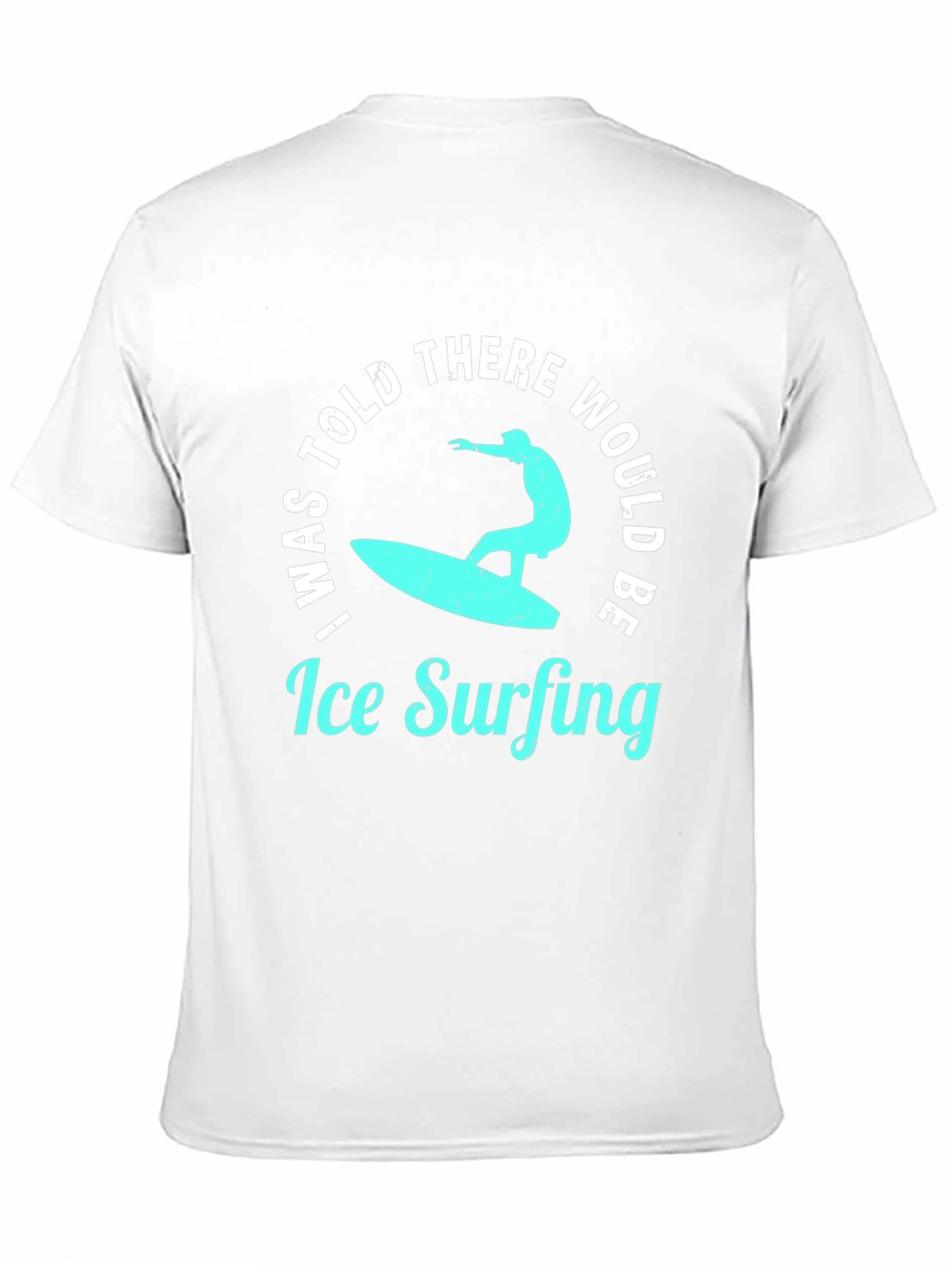 Ice Surfing Graphic Tee - Mens Black T-Shirt