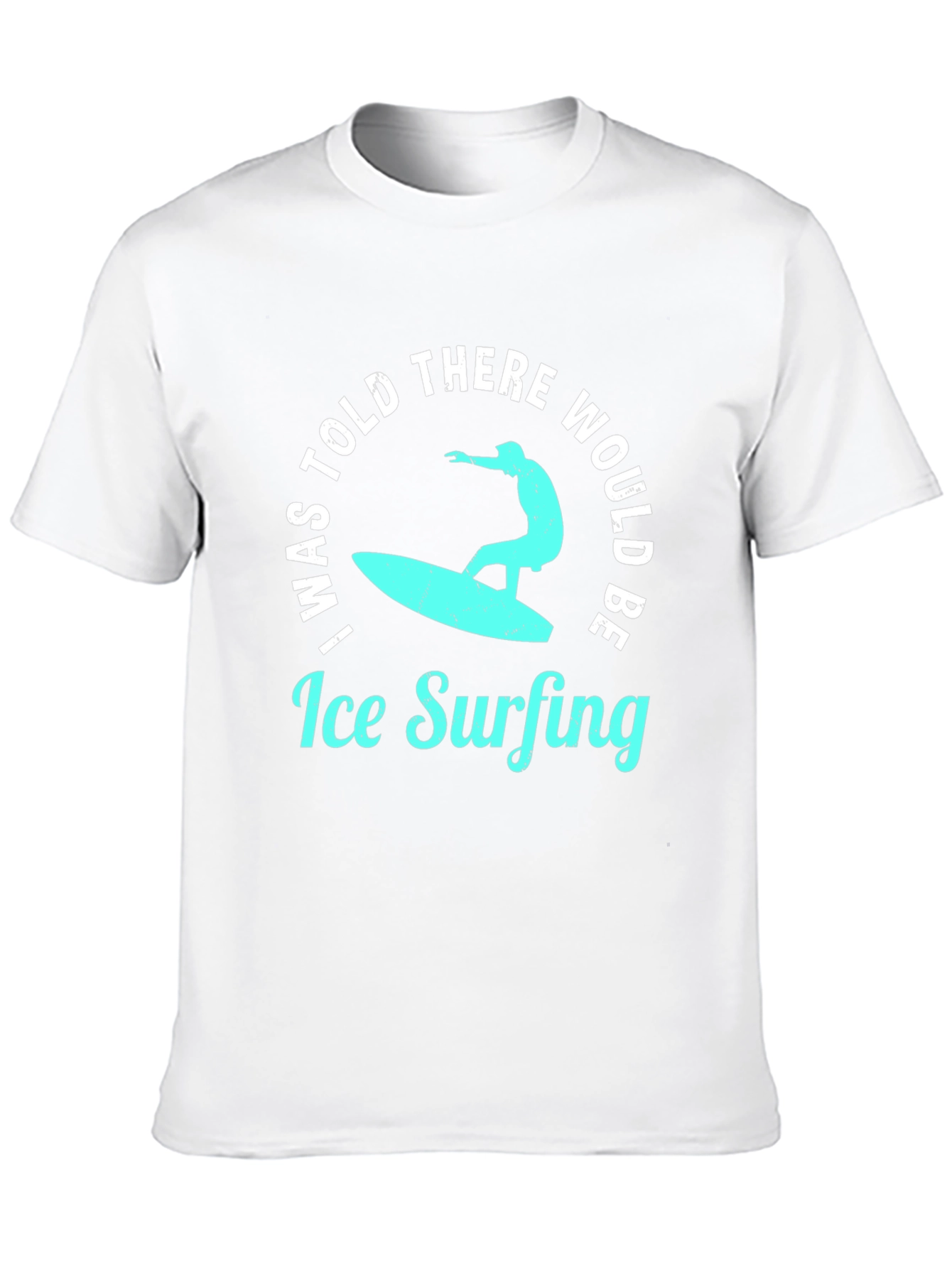 Ice Surfing Graphic Tee - Mens Black T-Shirt