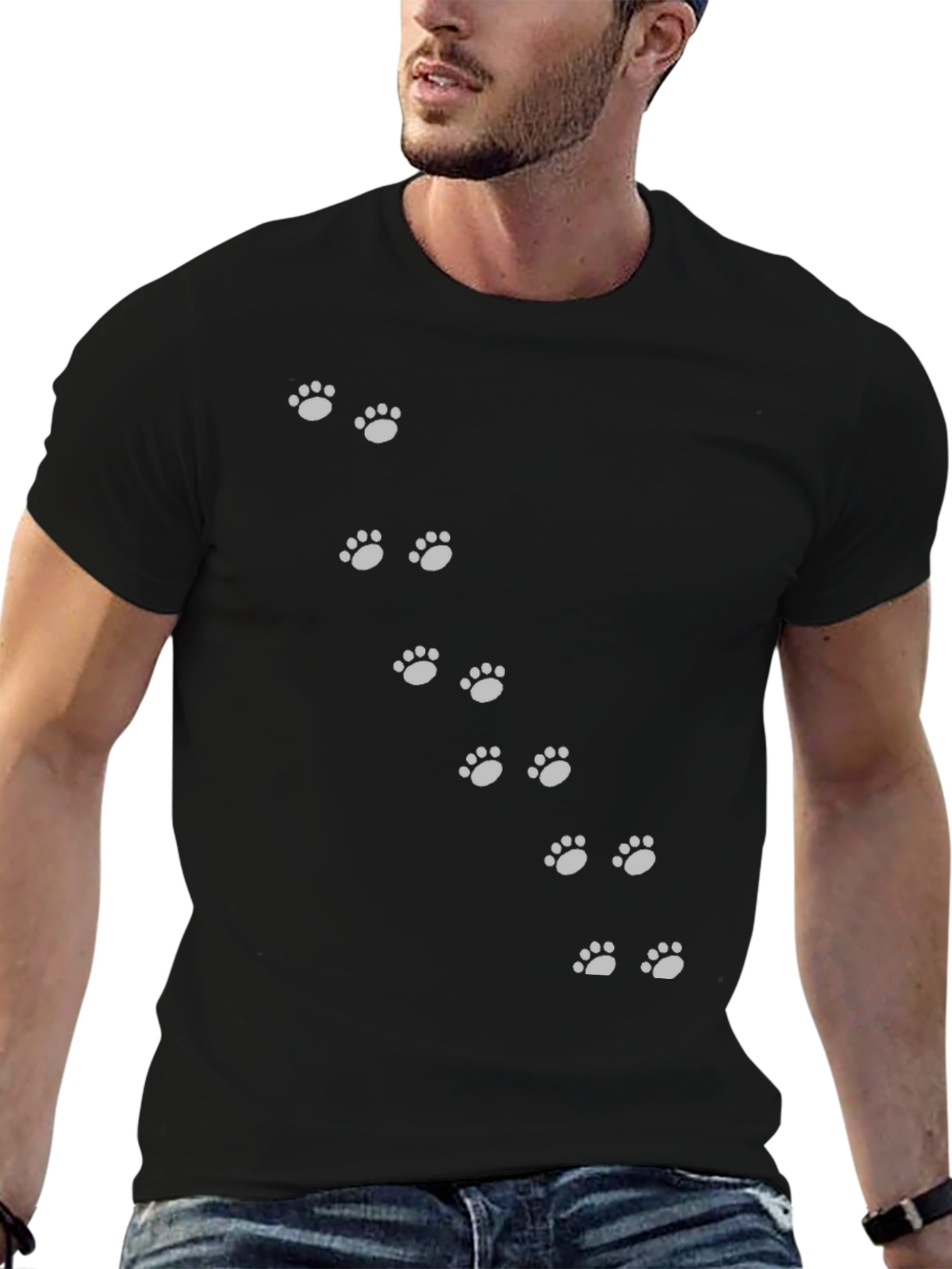 Paw Print T-Shirt - Cute Animal Lover Tee