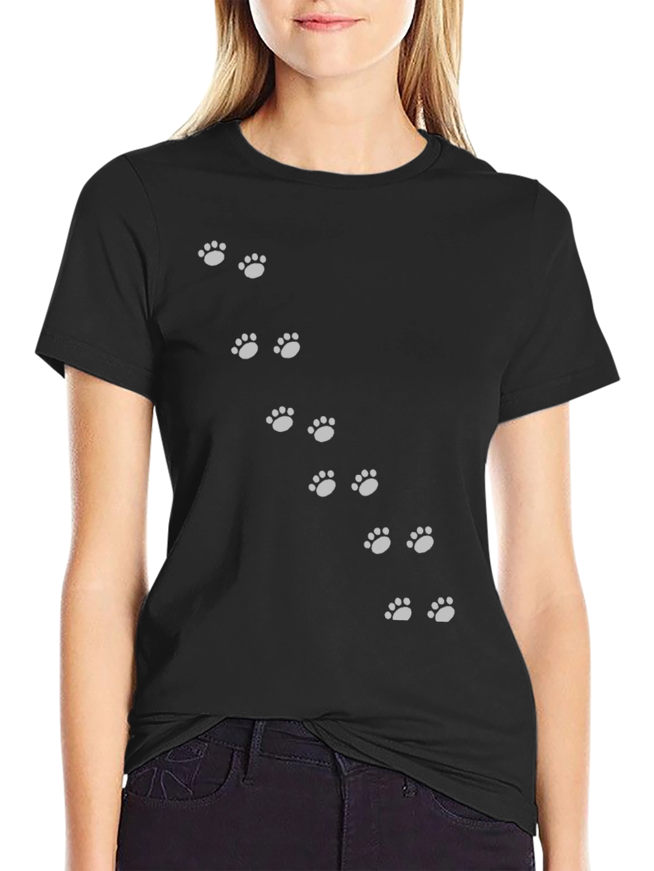 Paw Print T-Shirt - Cute Animal Lover Tee