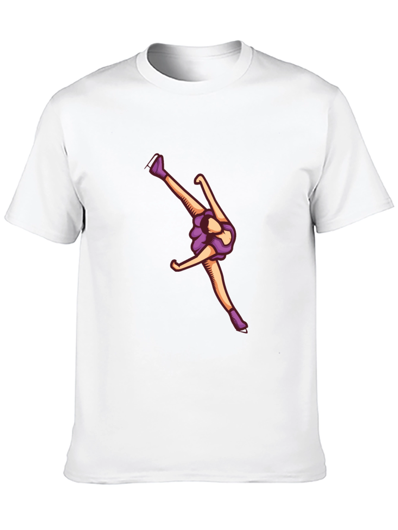 Figure Skating Graphic T-Shirt - Black