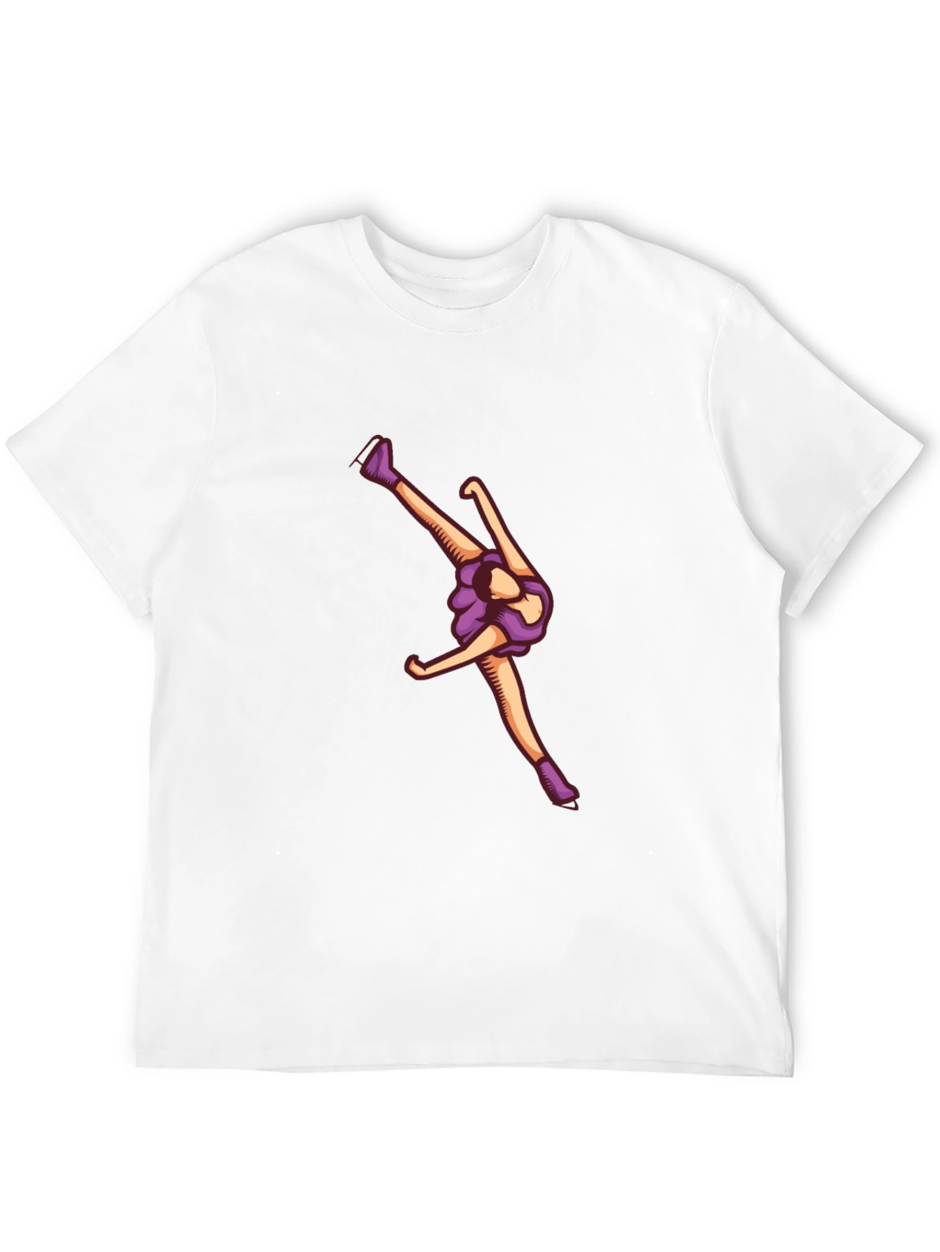 Figure Skating Graphic T-Shirt - Black