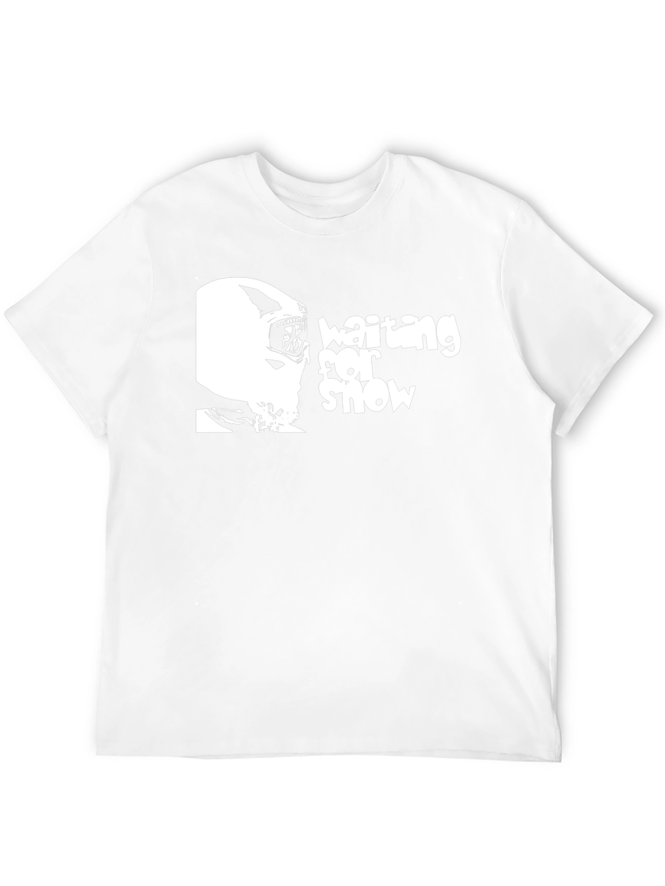 Waiting for Snow Black T-Shirt