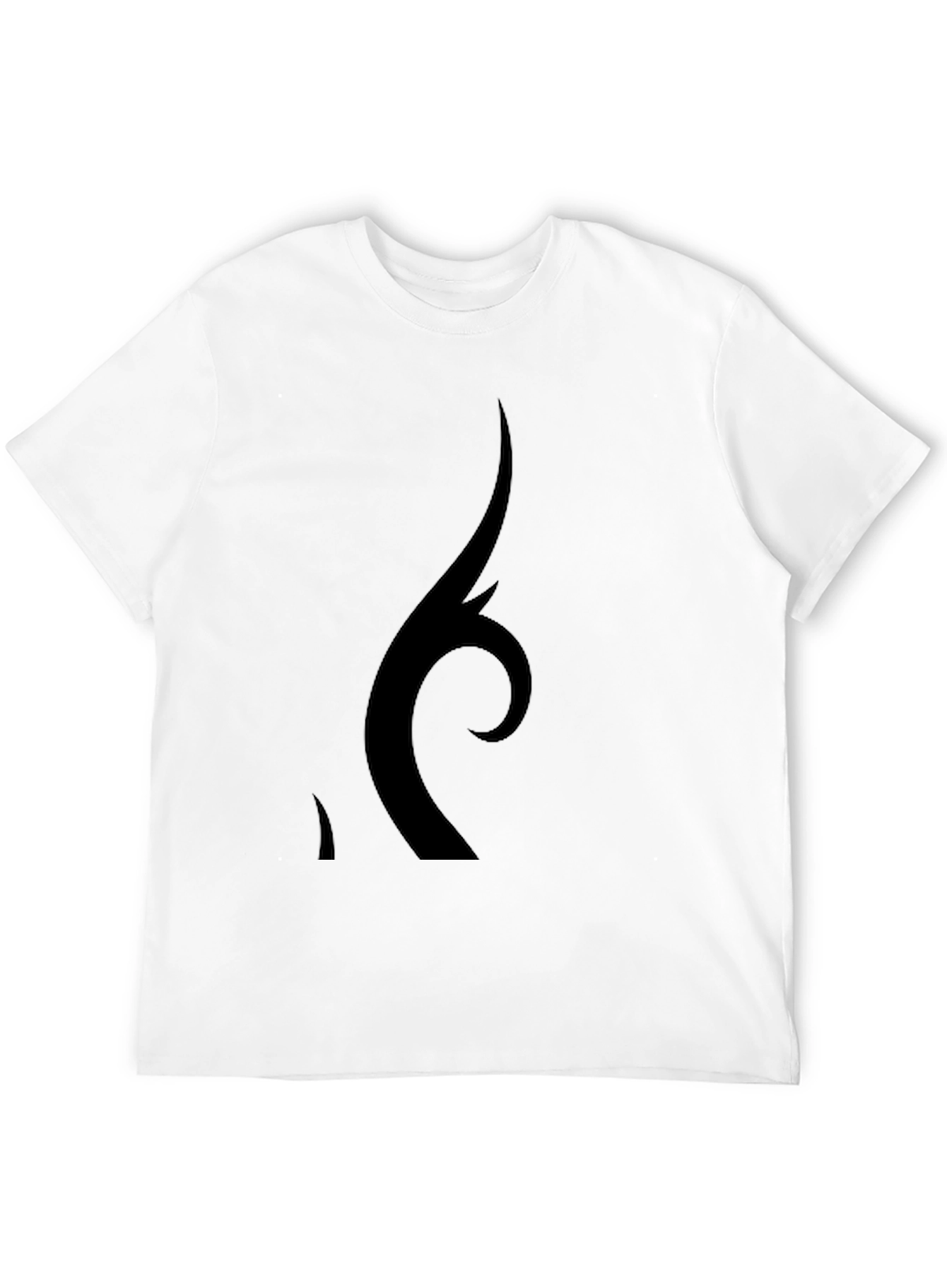 Black Graphic Tee - Unique Design