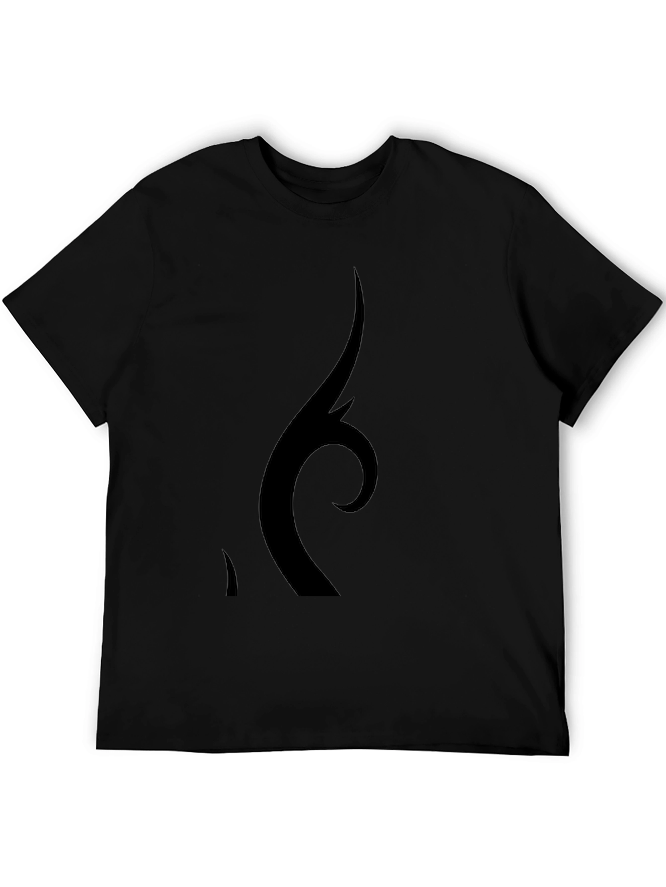 Black Graphic Tee - Unique Design