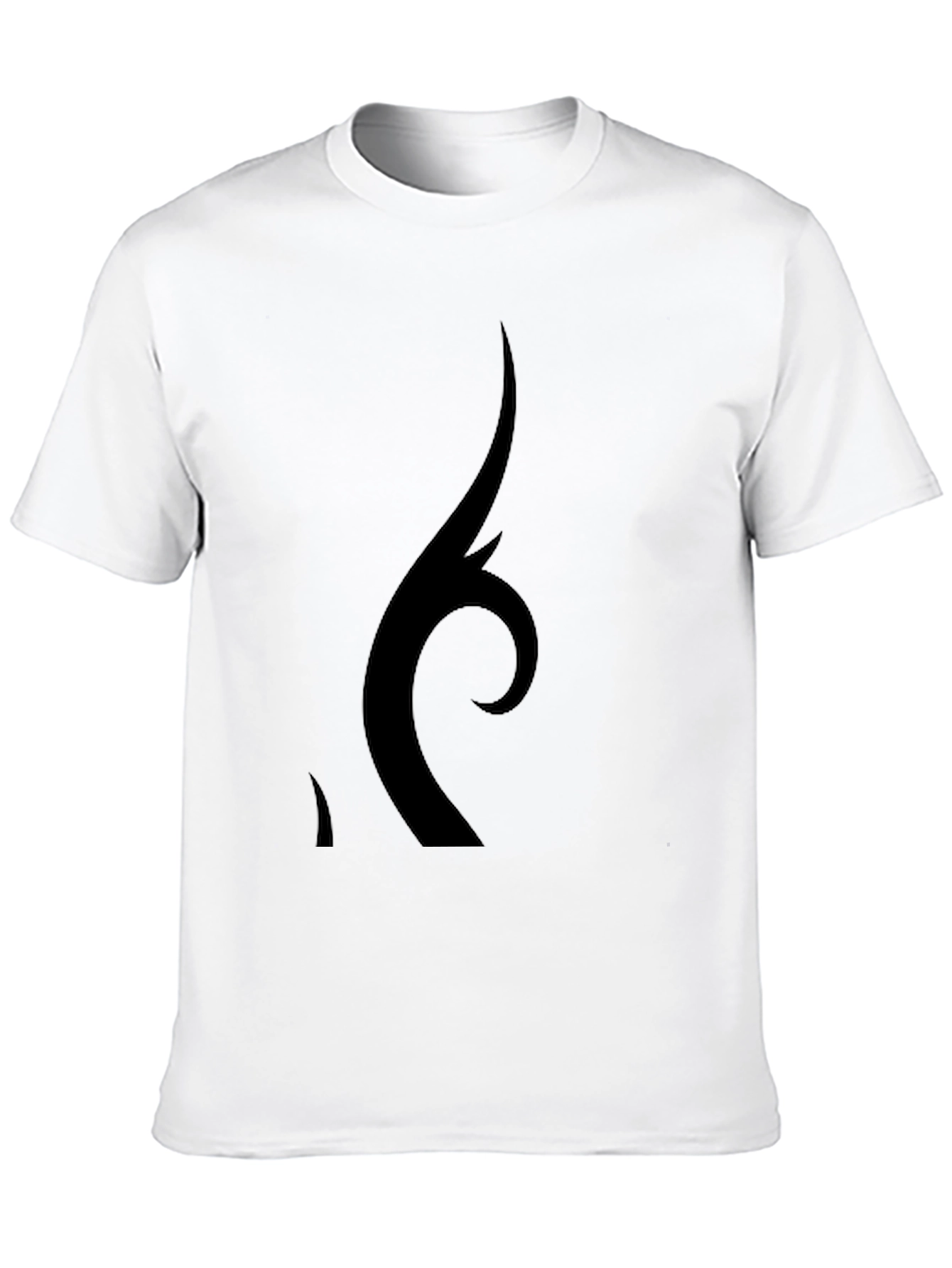 Black Graphic Tee - Unique Design