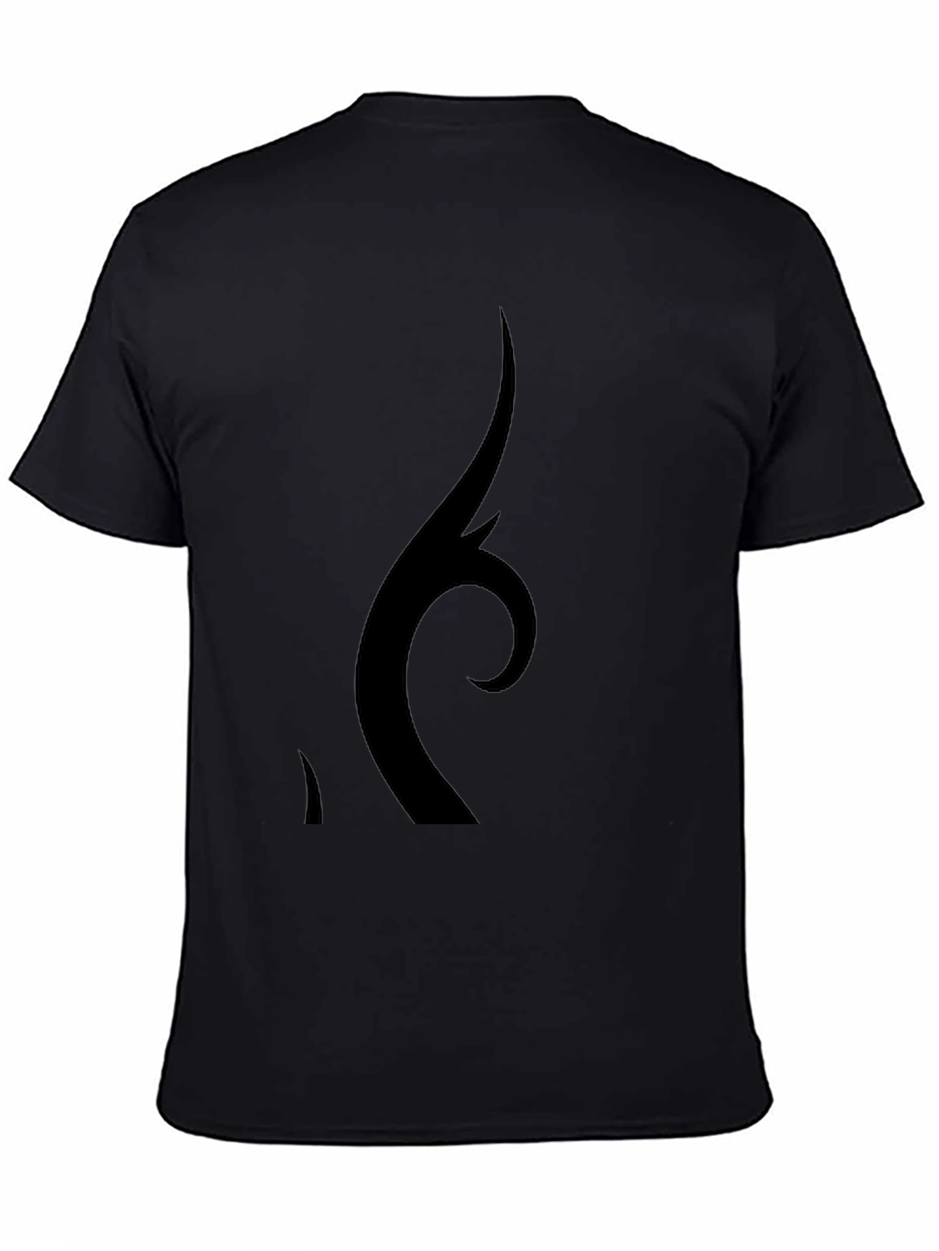 Black Graphic Tee - Unique Design