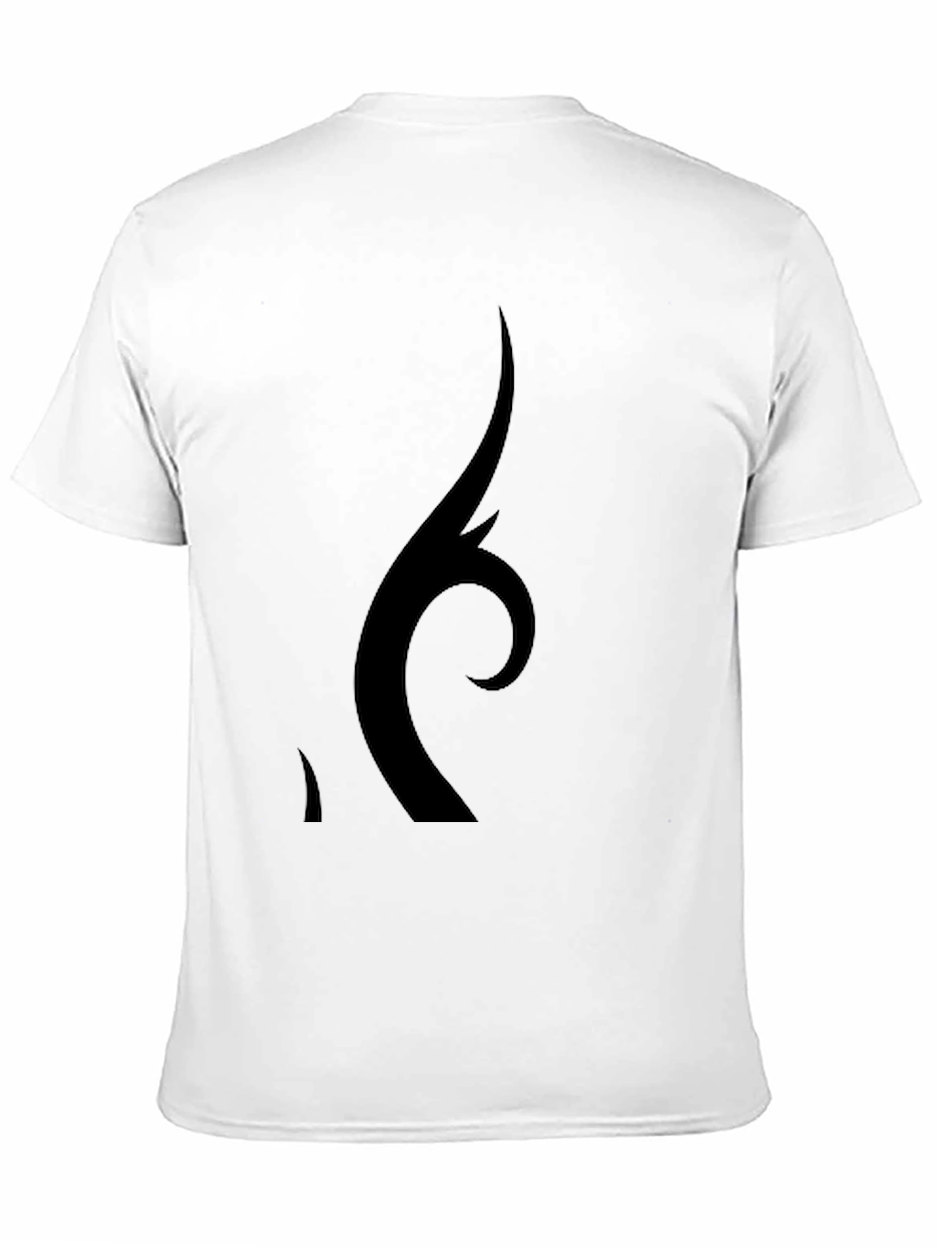 Black Graphic Tee - Unique Design