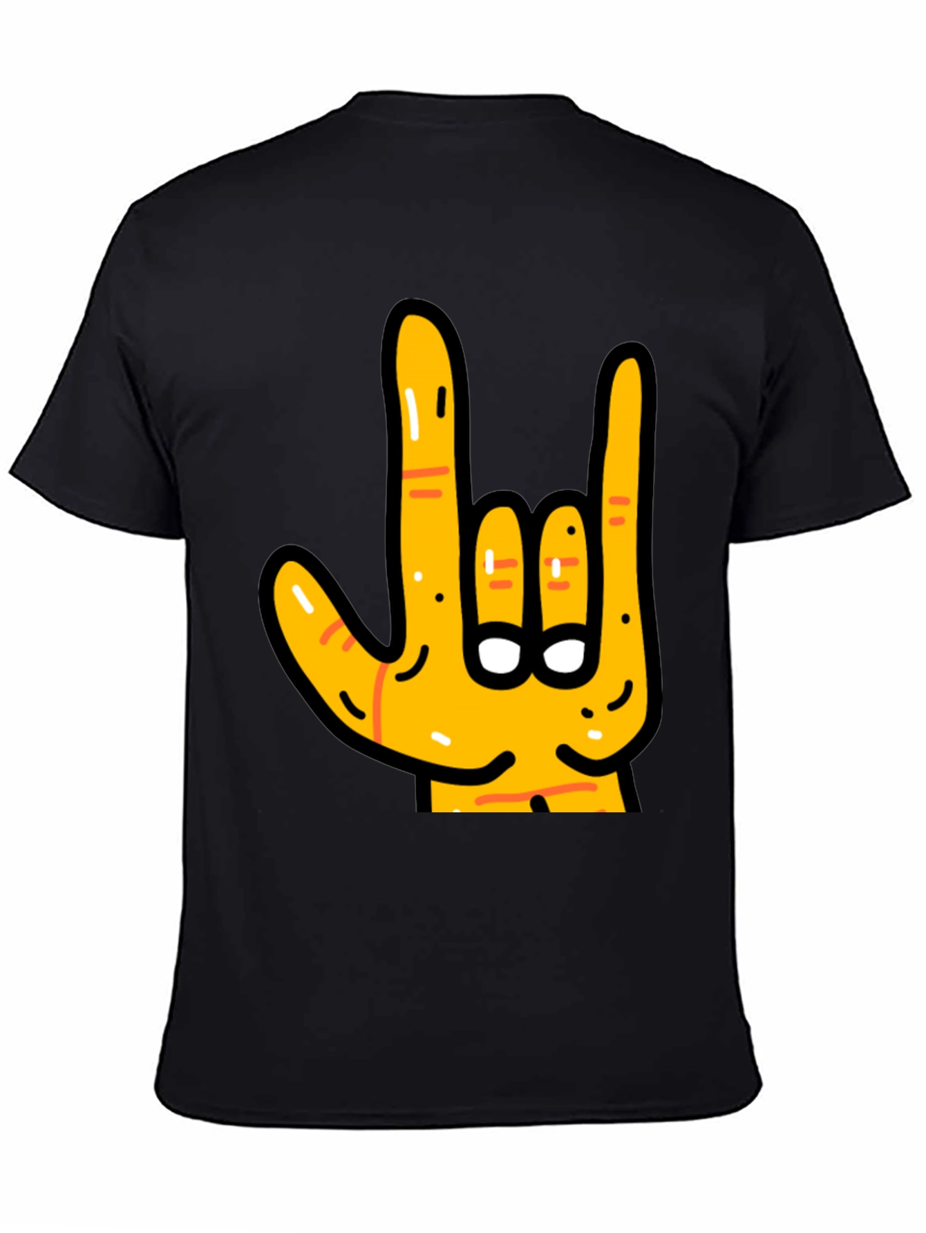 Rock On Hand Graphic T-Shirt