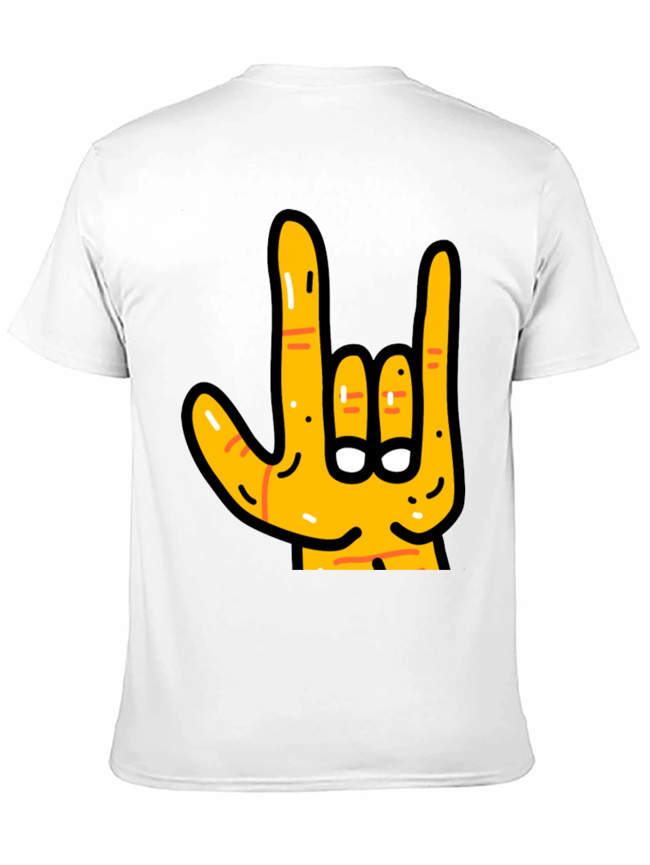 Rock On Hand Graphic T-Shirt