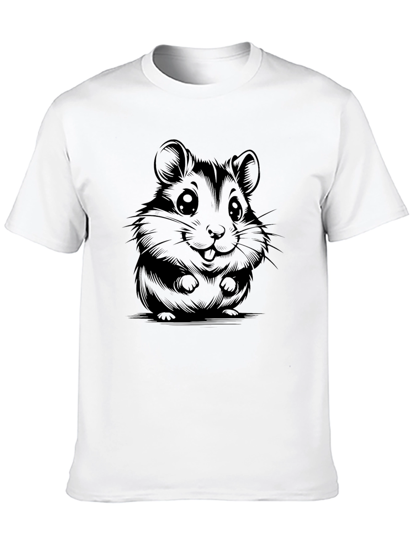 Hamster Graphic Tee - Mens Black T-Shirt
