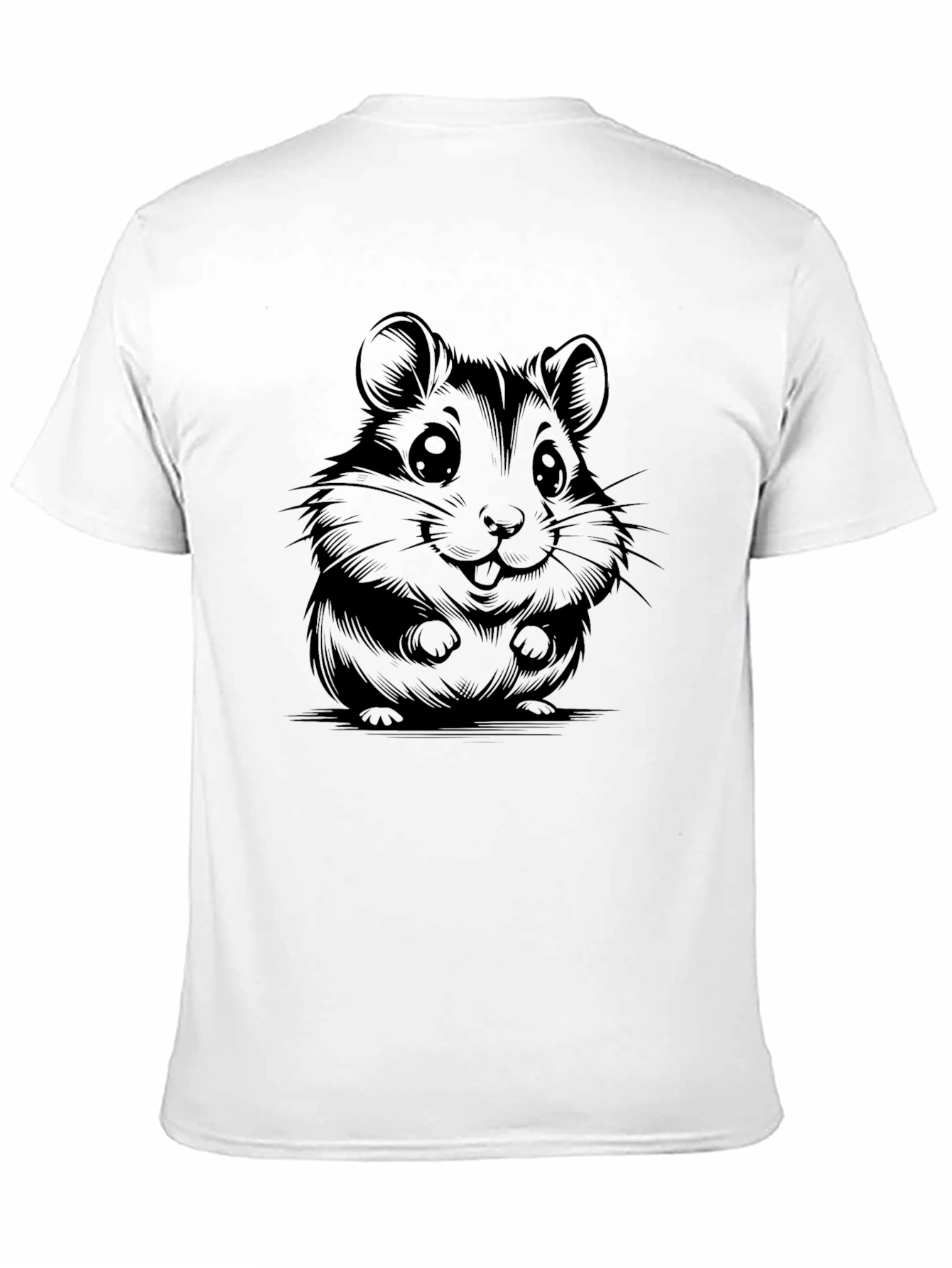 Hamster Graphic Tee - Mens Black T-Shirt