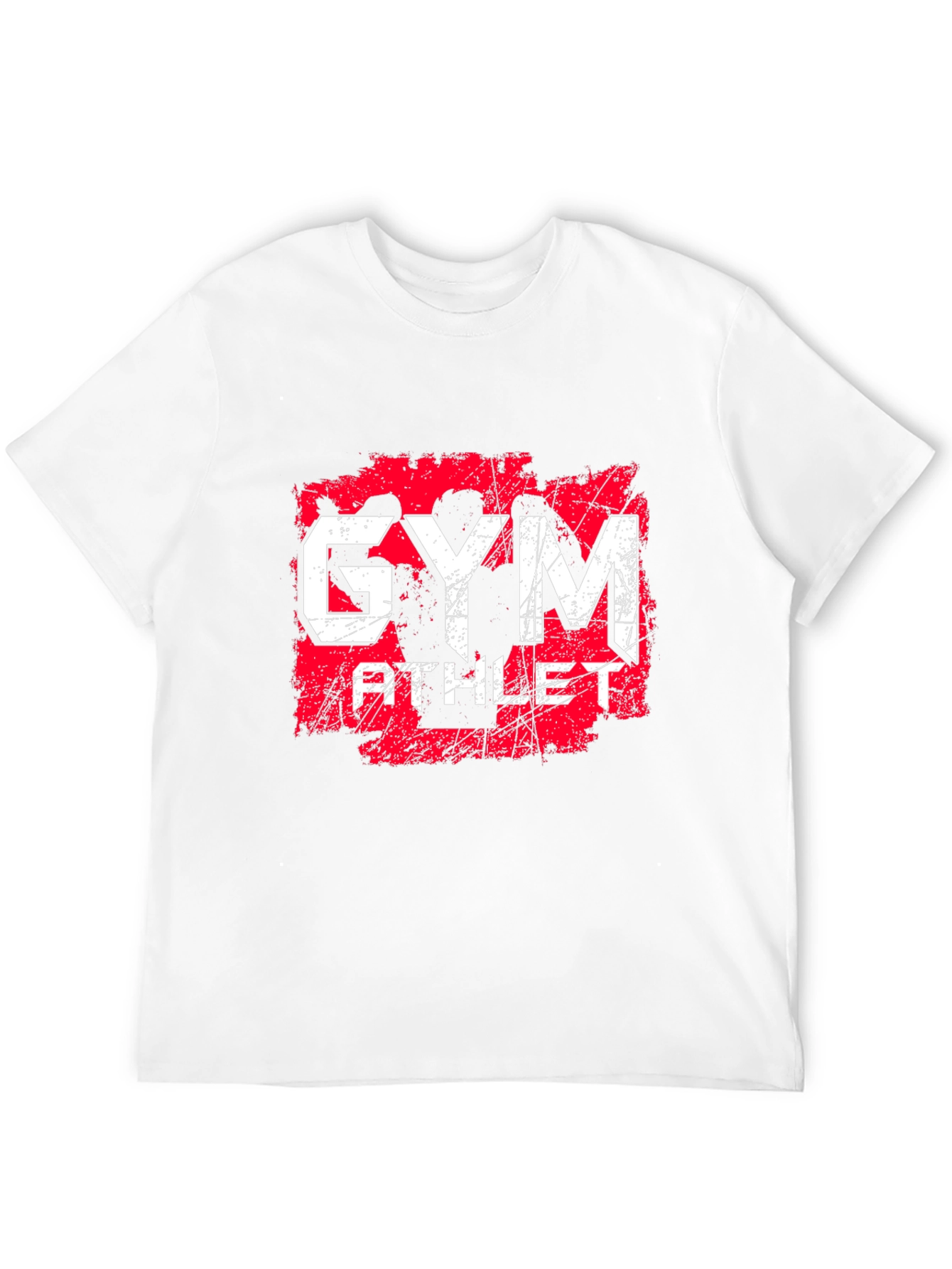 Gym Athlete Graphic Tee - Black