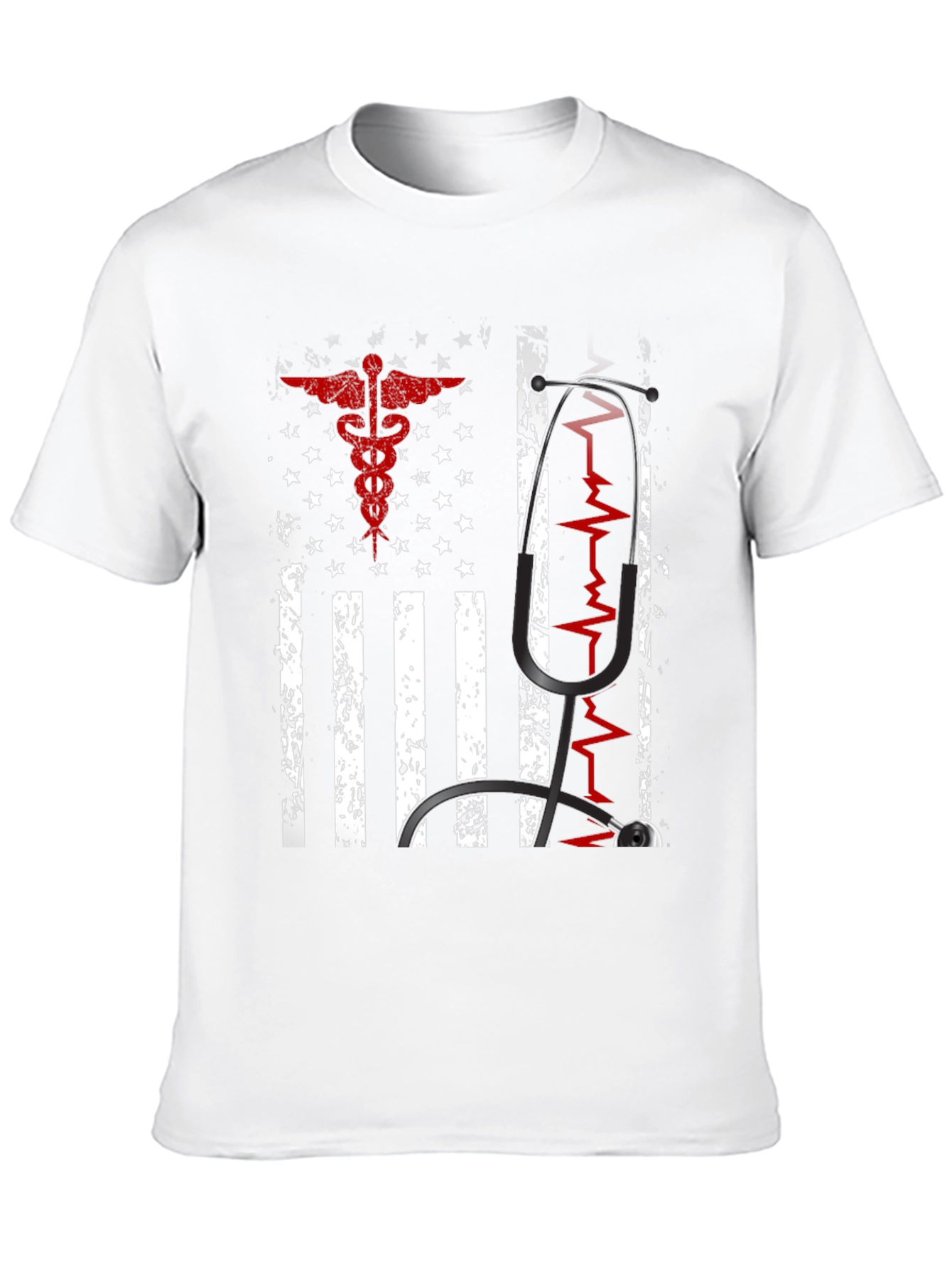Nurse American Flag T-Shirt