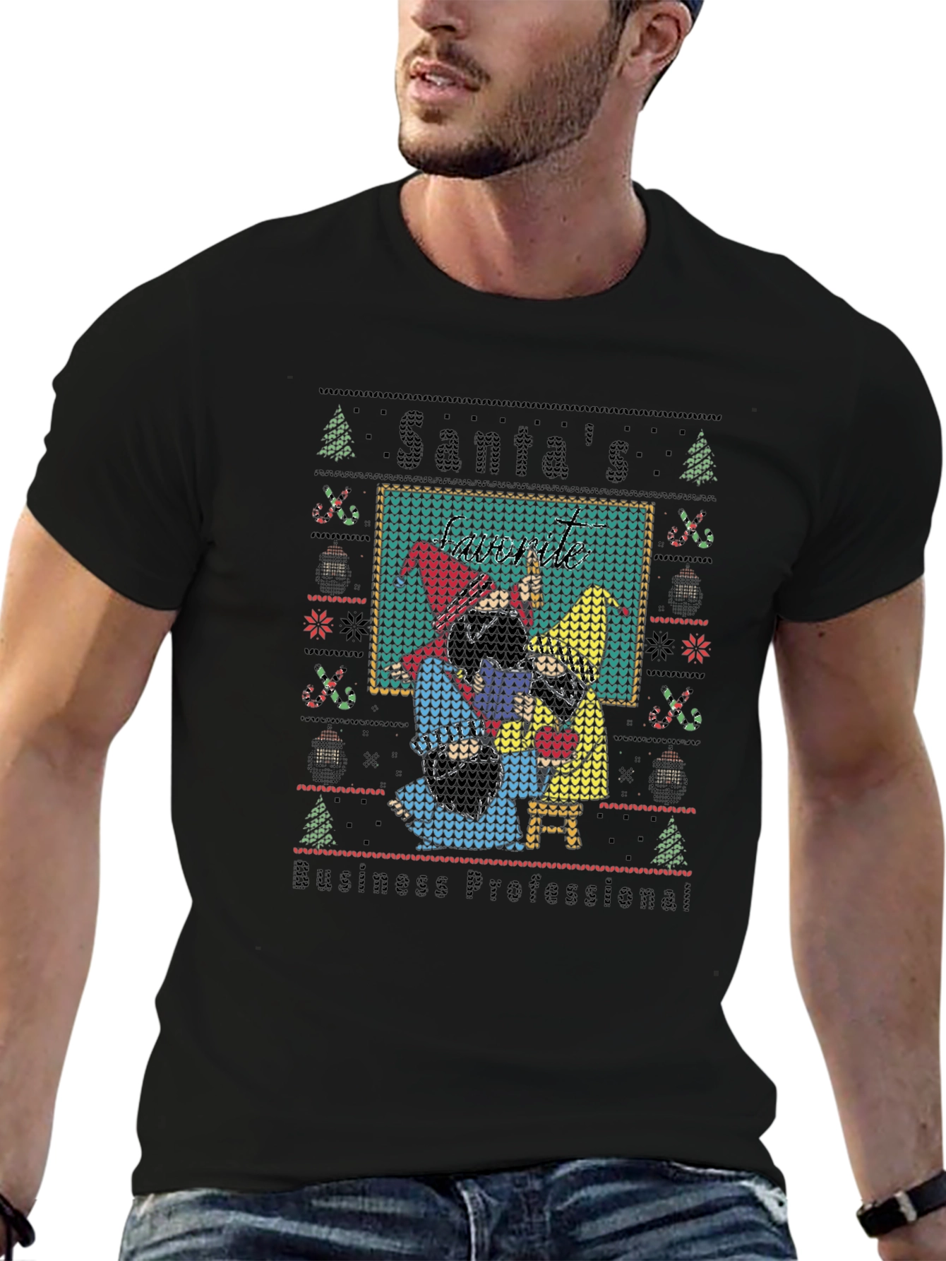 Santas Business Professional Graphic Tee