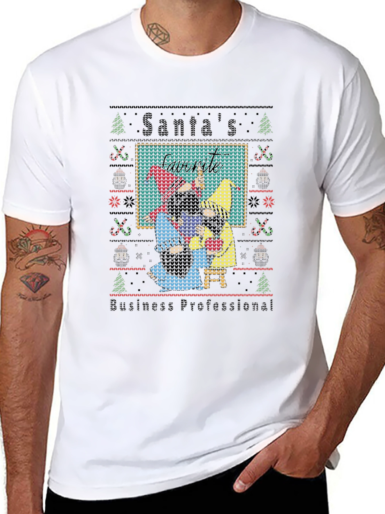 Santas Business Professional Graphic Tee