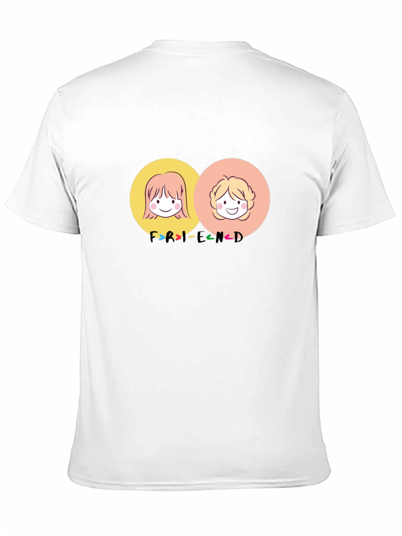 Friends Cartoon Graphic Tee - Best Friend T-Shirt