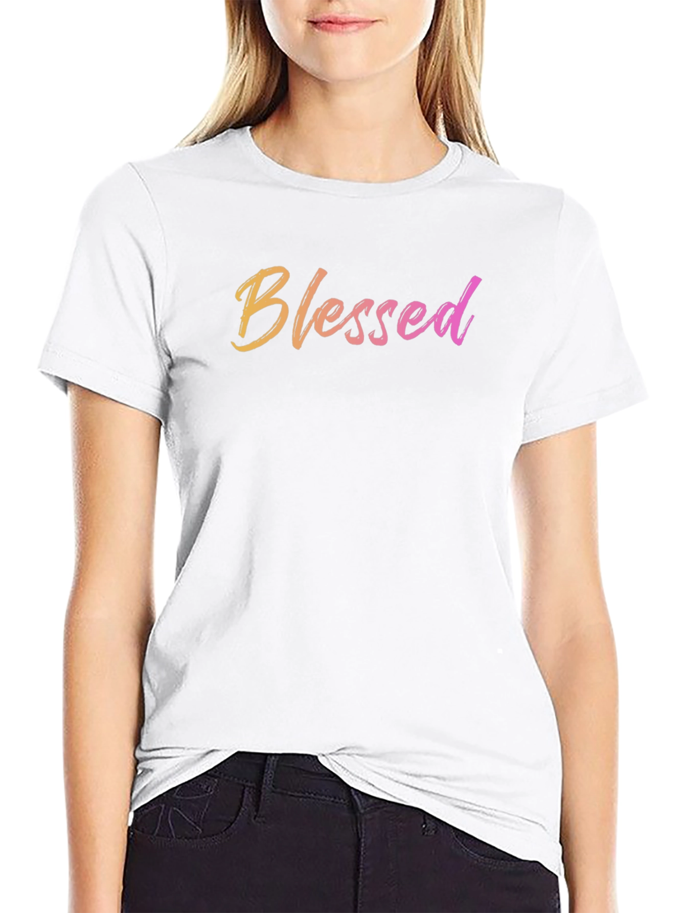 Blessed Graphic T-Shirt - Black