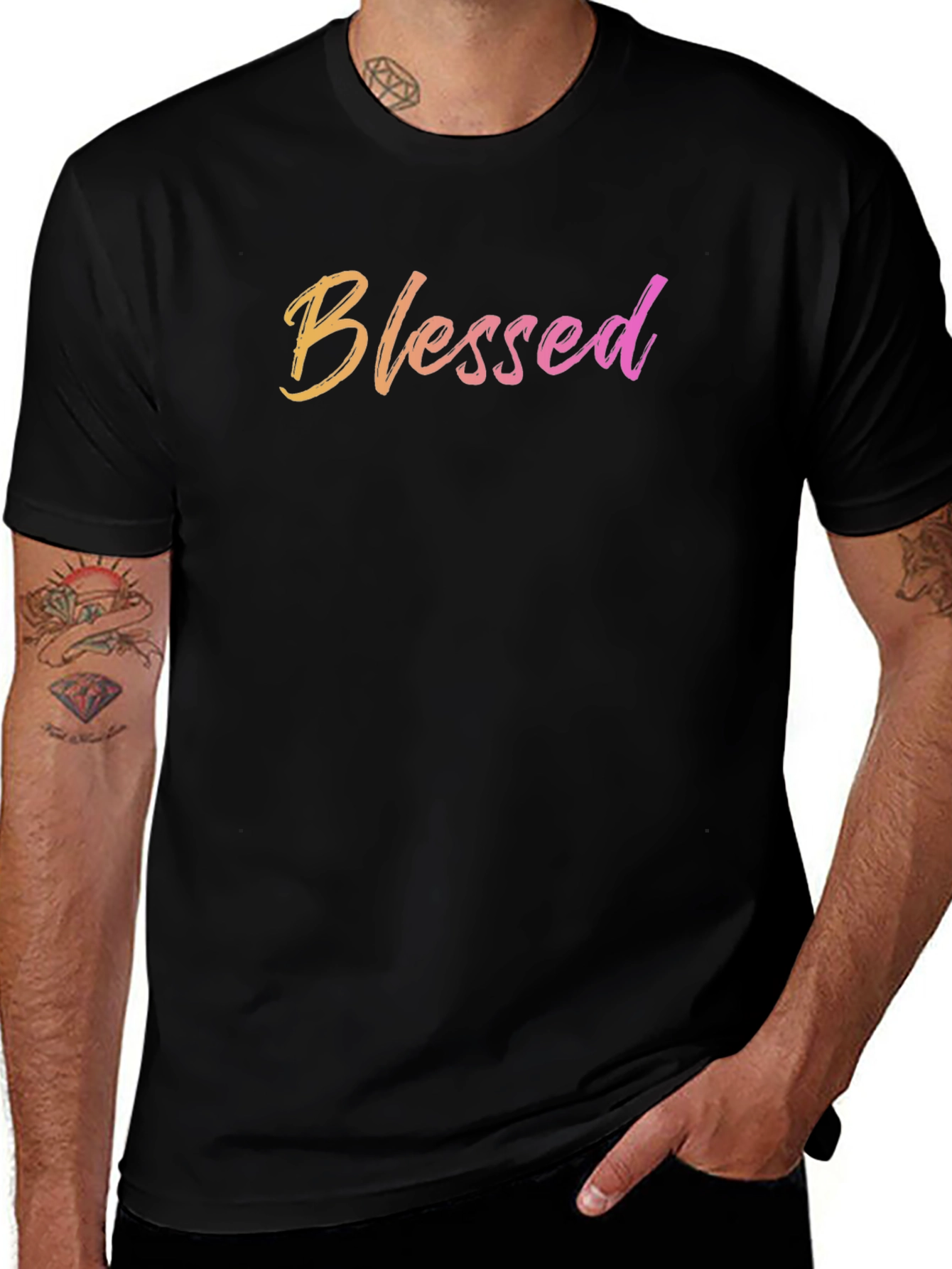 Blessed Graphic T-Shirt - Black