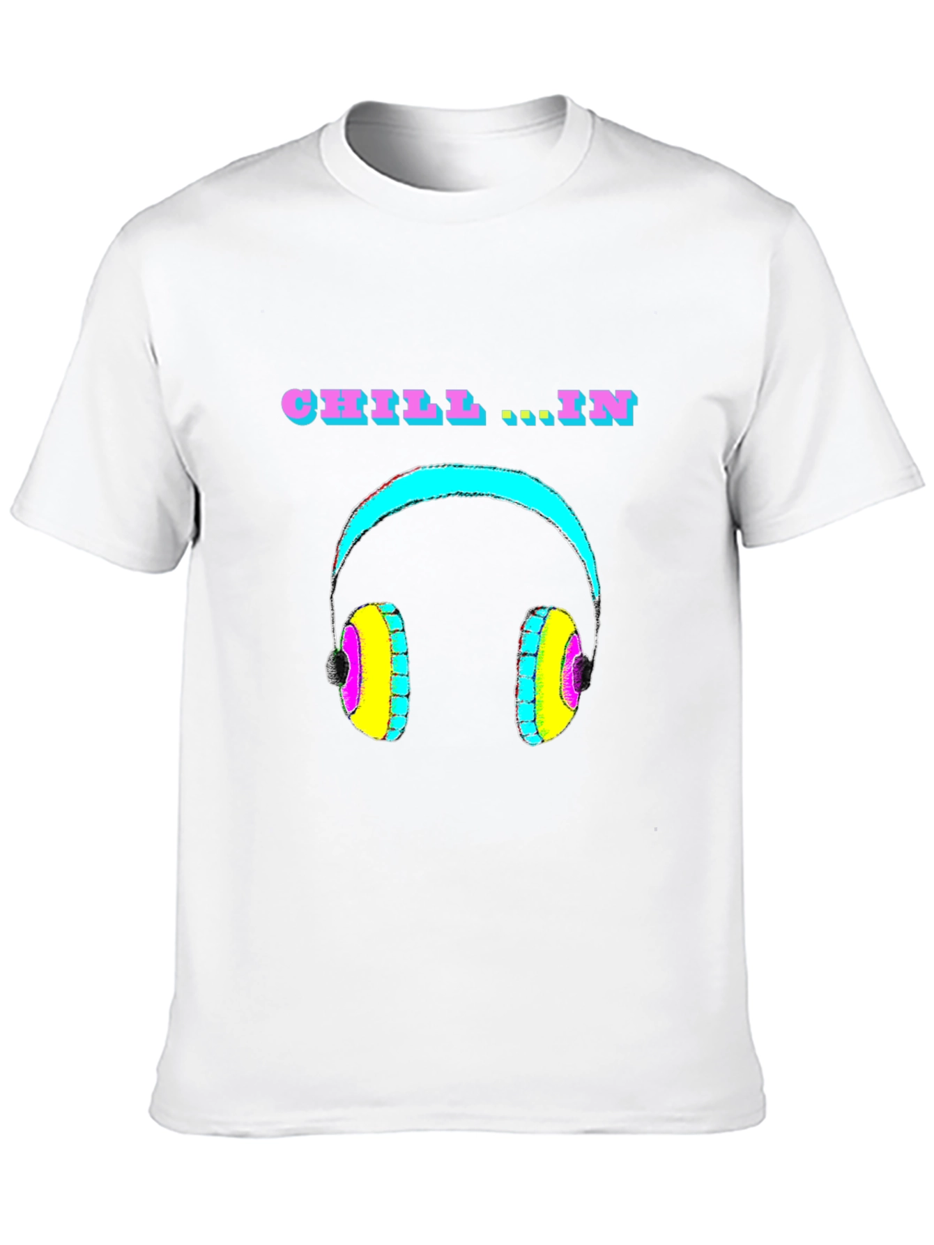 Chill In Headphone Graphic T-Shirt - Relaxed Fit