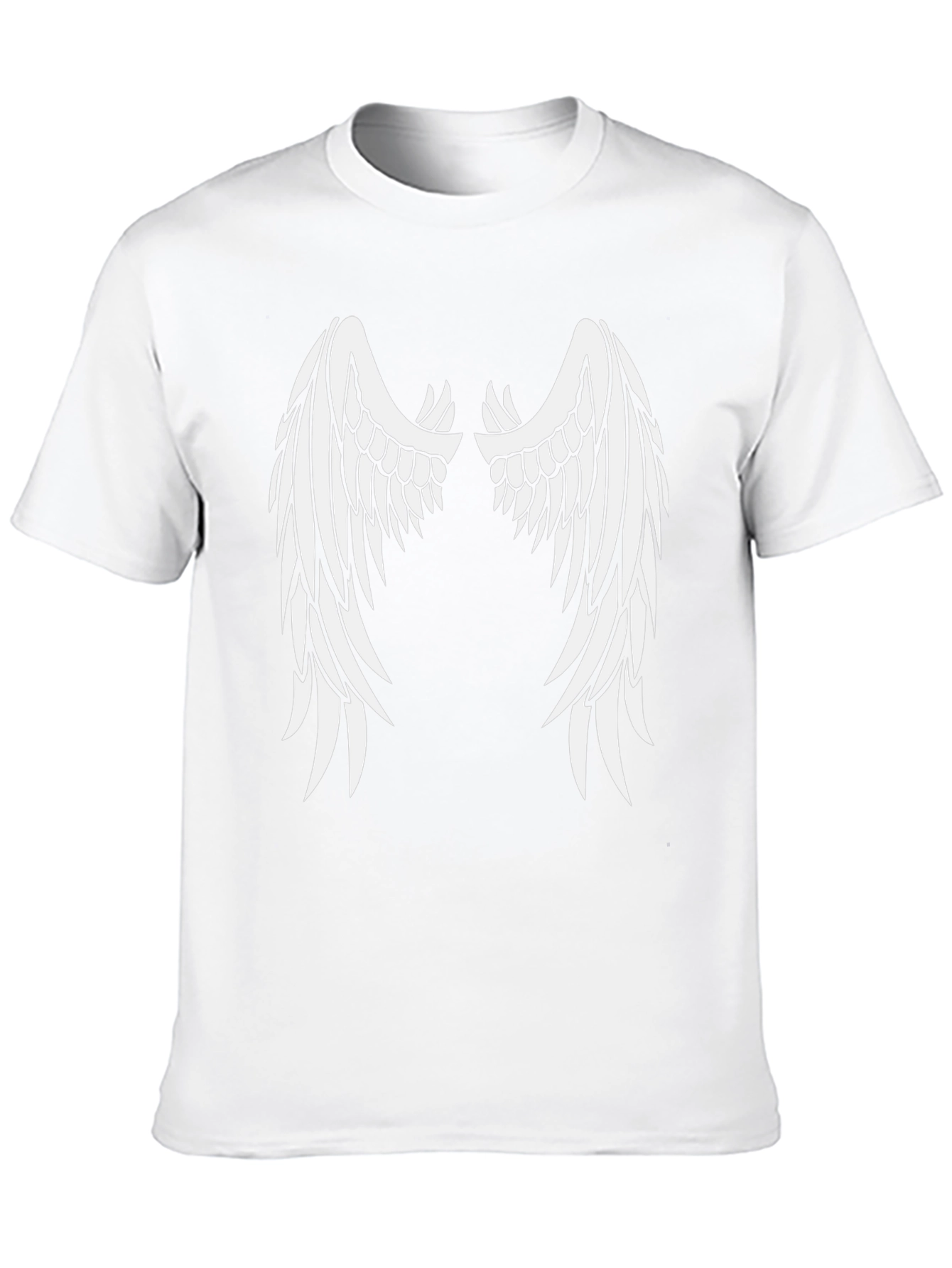 Angel Wing Graphic Tee - Black