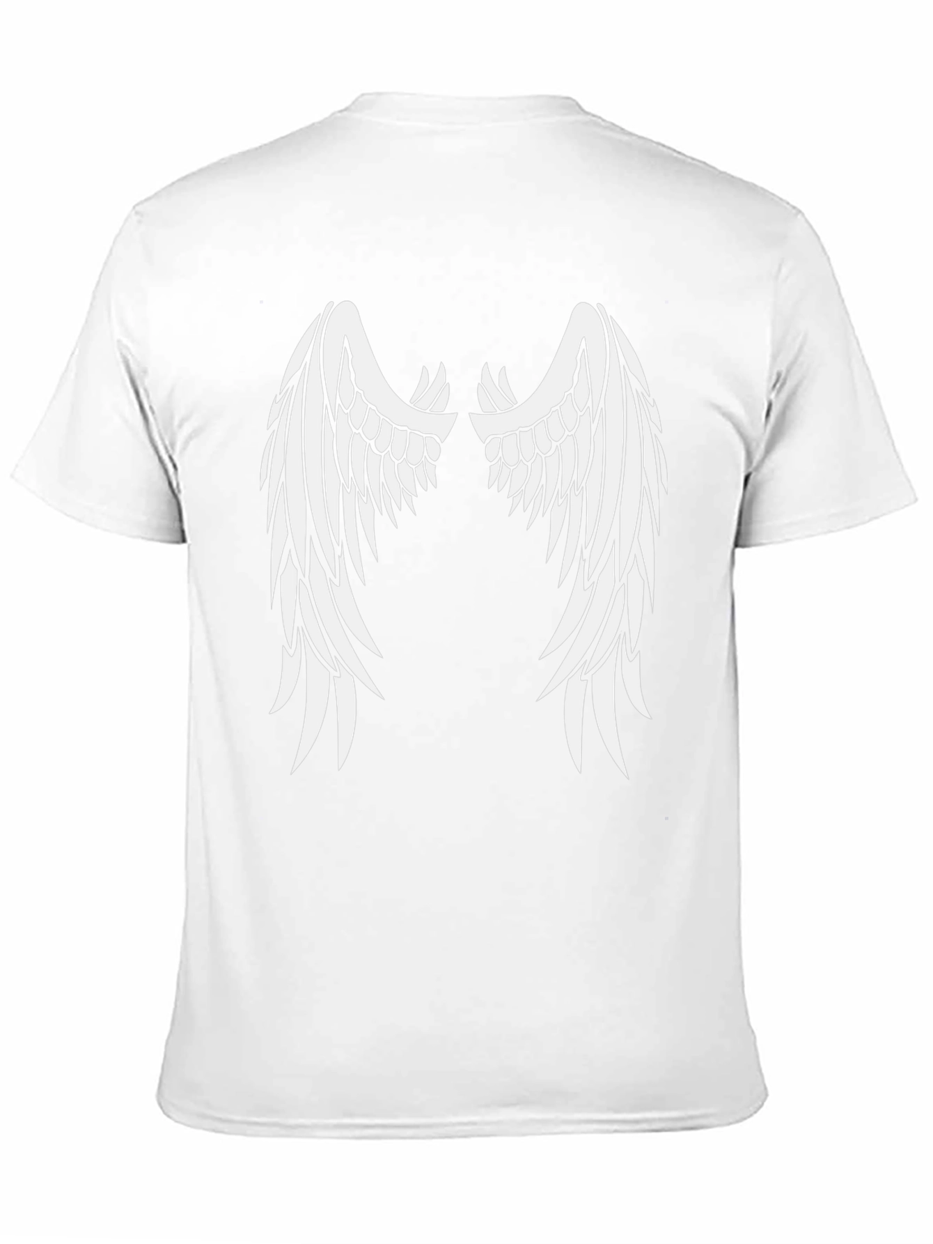 Angel Wing Graphic Tee - Black