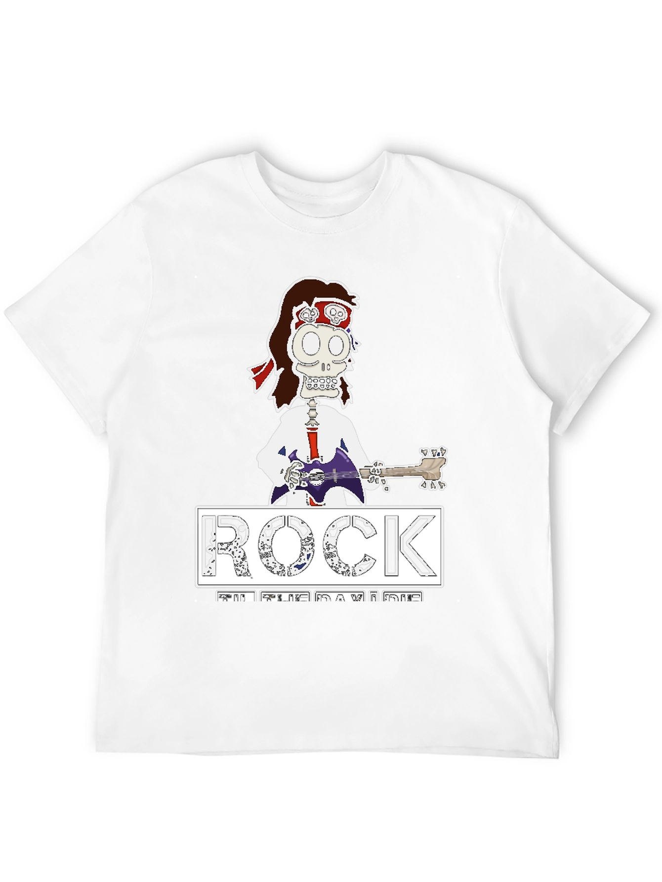 Rock Til the Day I Die Black Graphic T-Shirt