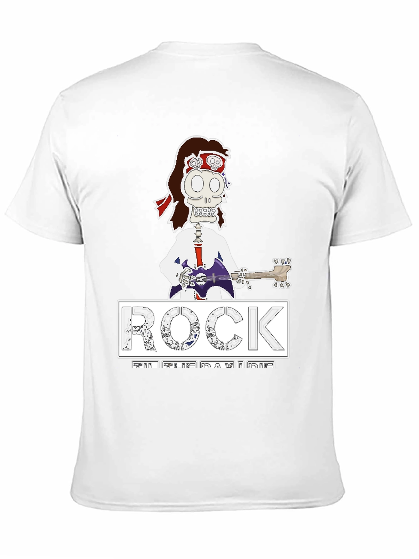 Rock Til the Day I Die Black Graphic T-Shirt