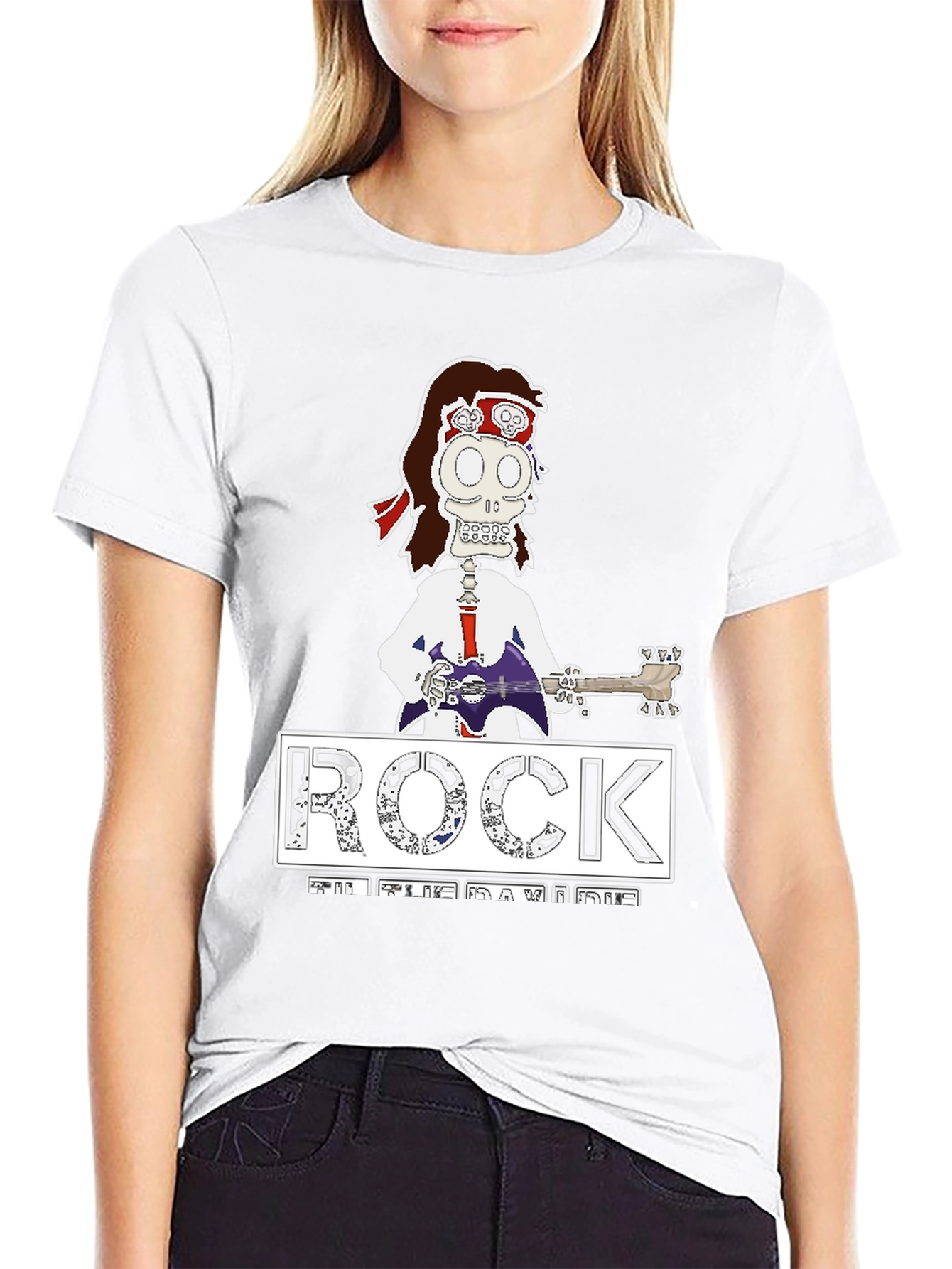 Rock Til the Day I Die Black Graphic T-Shirt