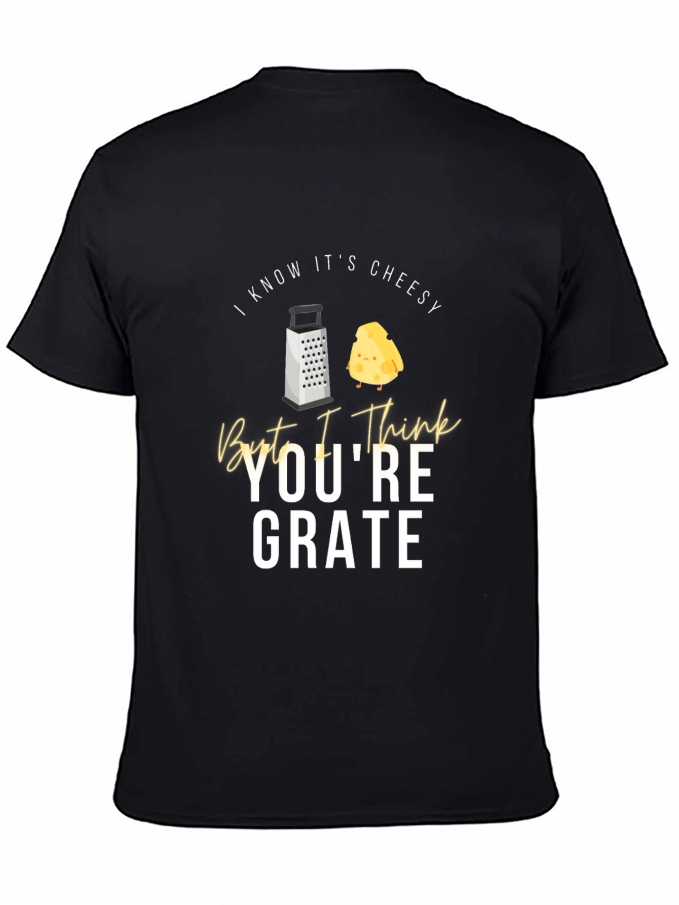 Funny Cheese Grater Puns Graphic Tee