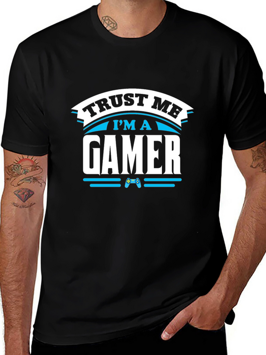 Trust Me Im A Gamer Black T-Shirt