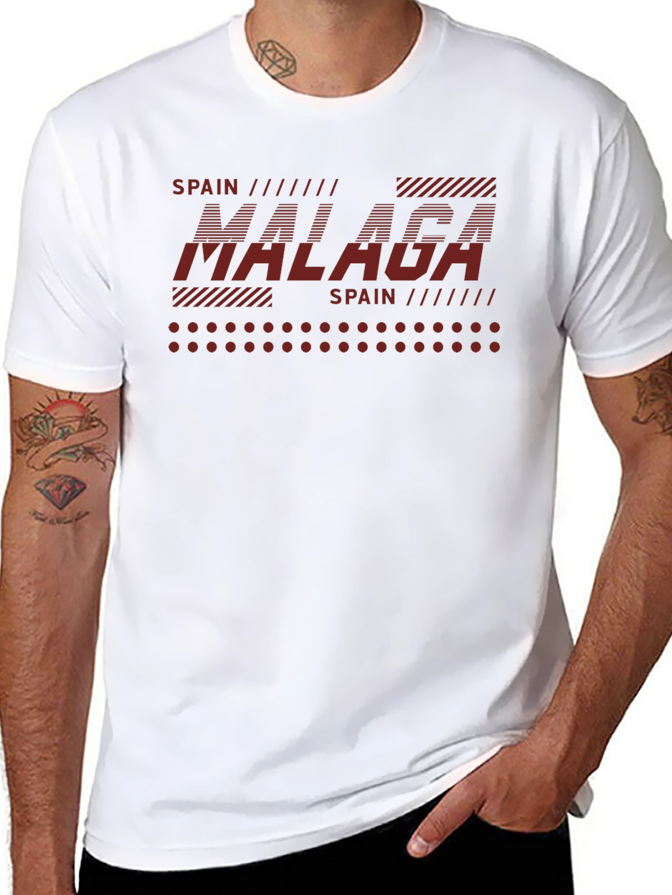 Malaga Spain Graphic T-Shirt - City Pride