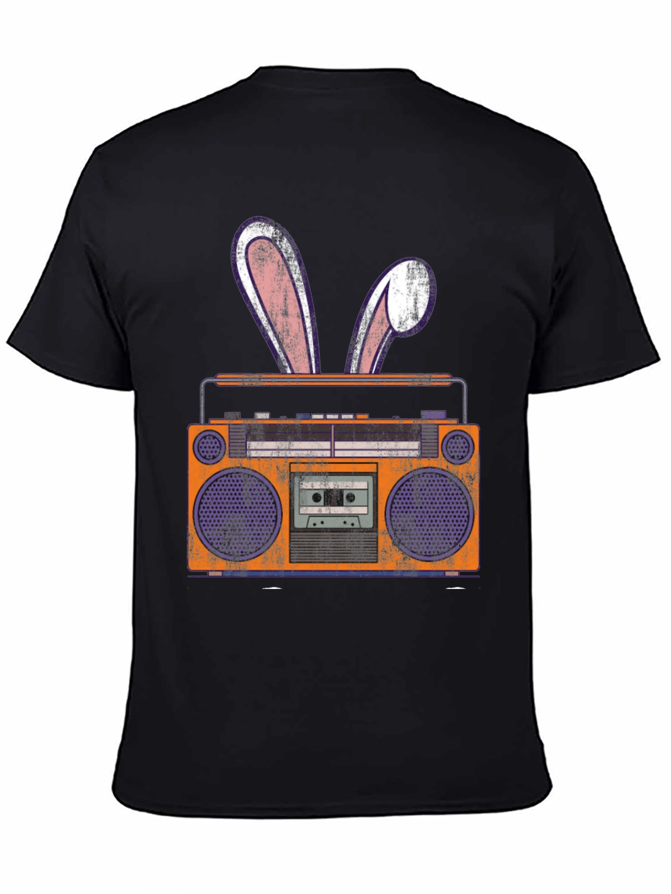 Retro Boombox Easter Bunny T-Shirt