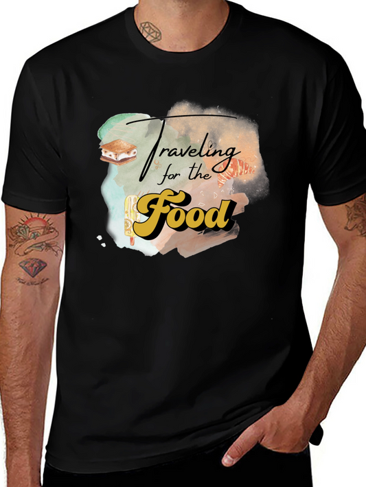 Traveling for the Food Graphic T-Shirt