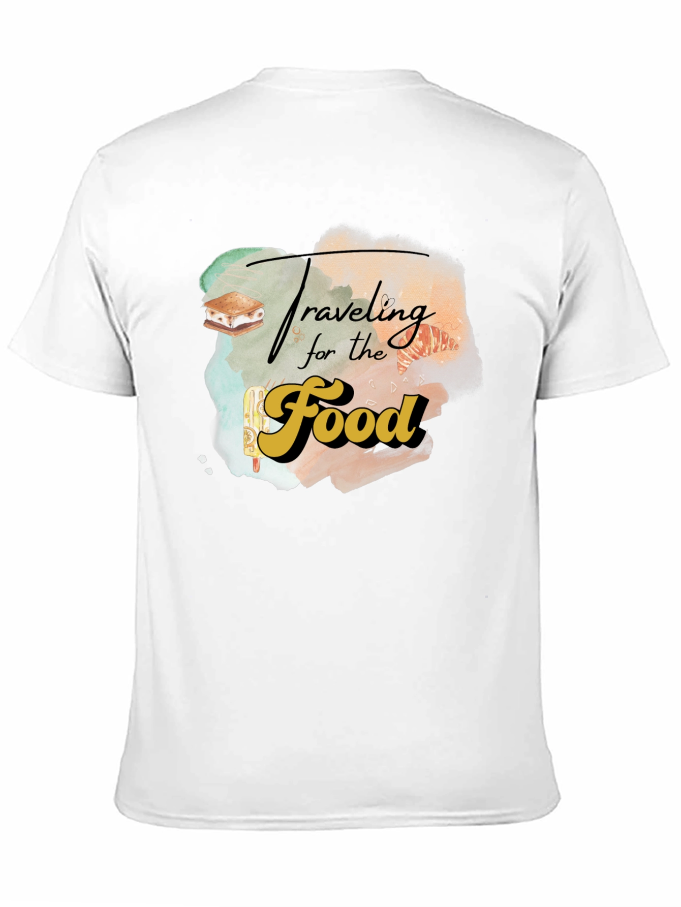 Traveling for the Food Graphic T-Shirt