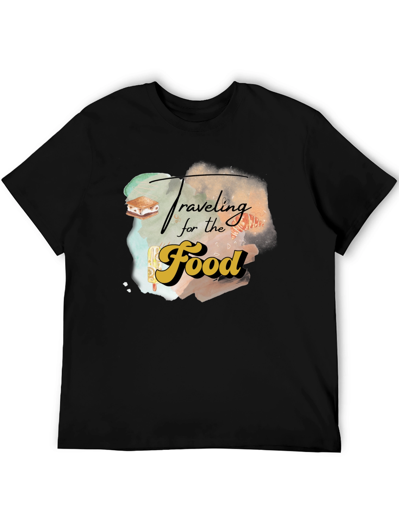 Traveling for the Food Graphic T-Shirt