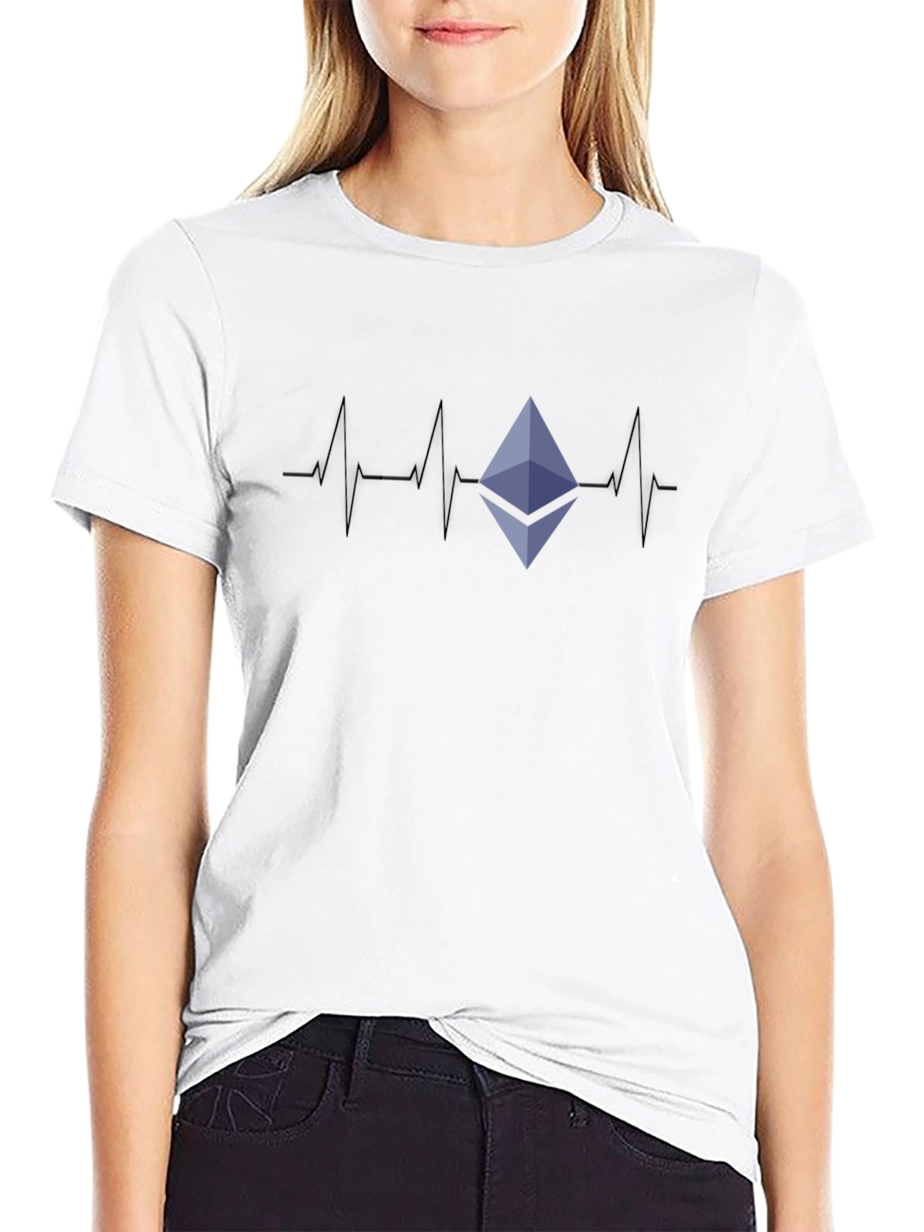 Ethereum Heartbeat T-Shirt - Crypto Tee