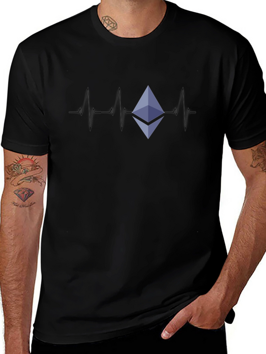 Ethereum Heartbeat T-Shirt - Crypto Tee
