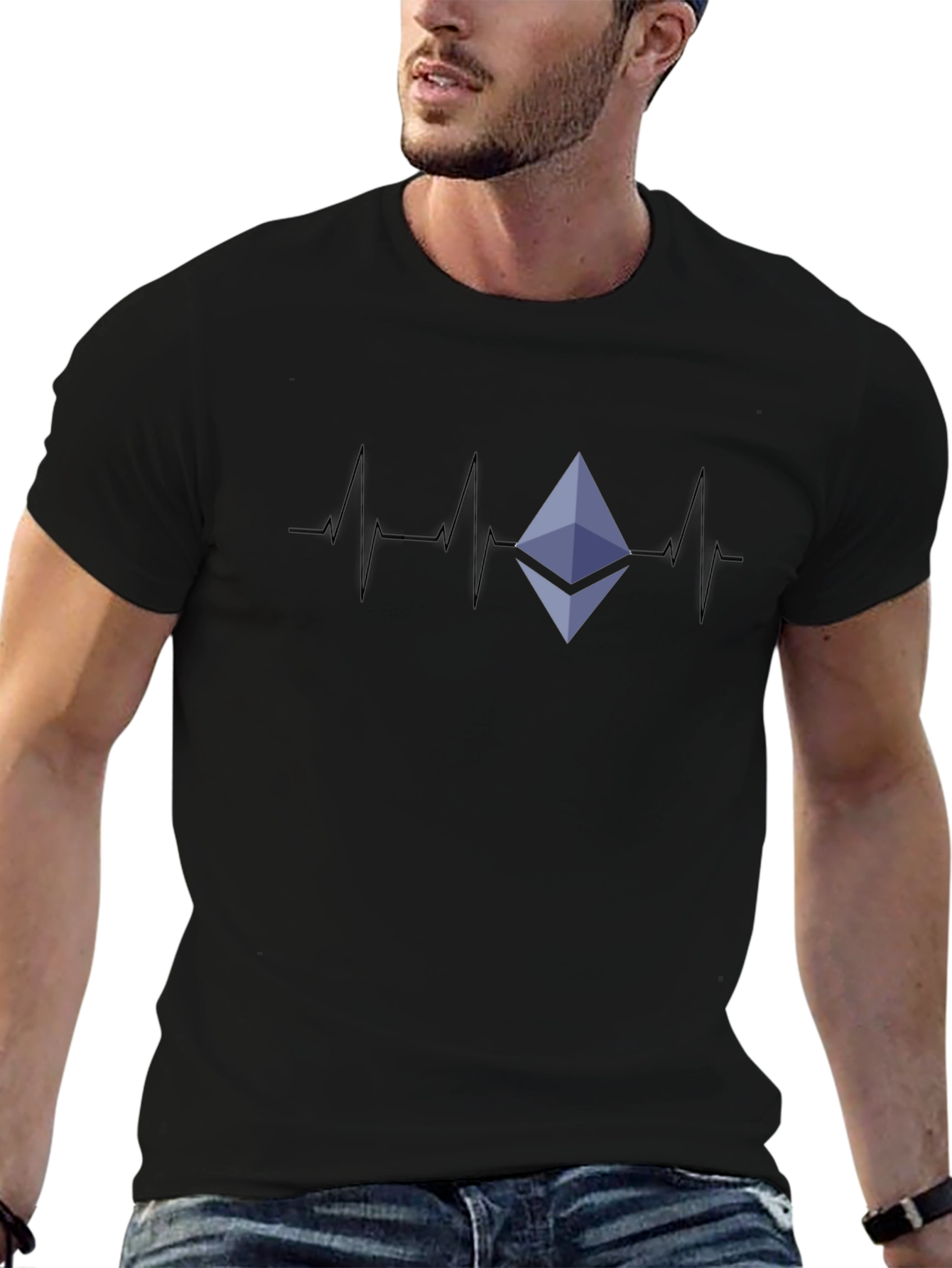 Ethereum Heartbeat T-Shirt - Crypto Tee