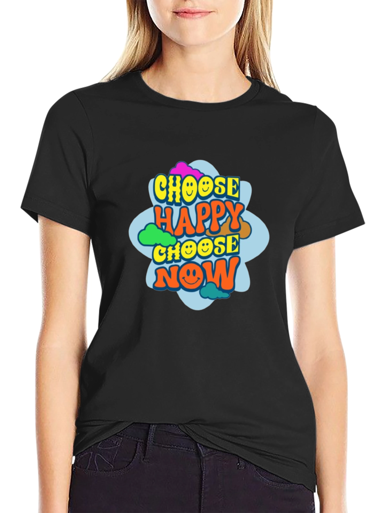 Choose Happy Now Graphic Tee