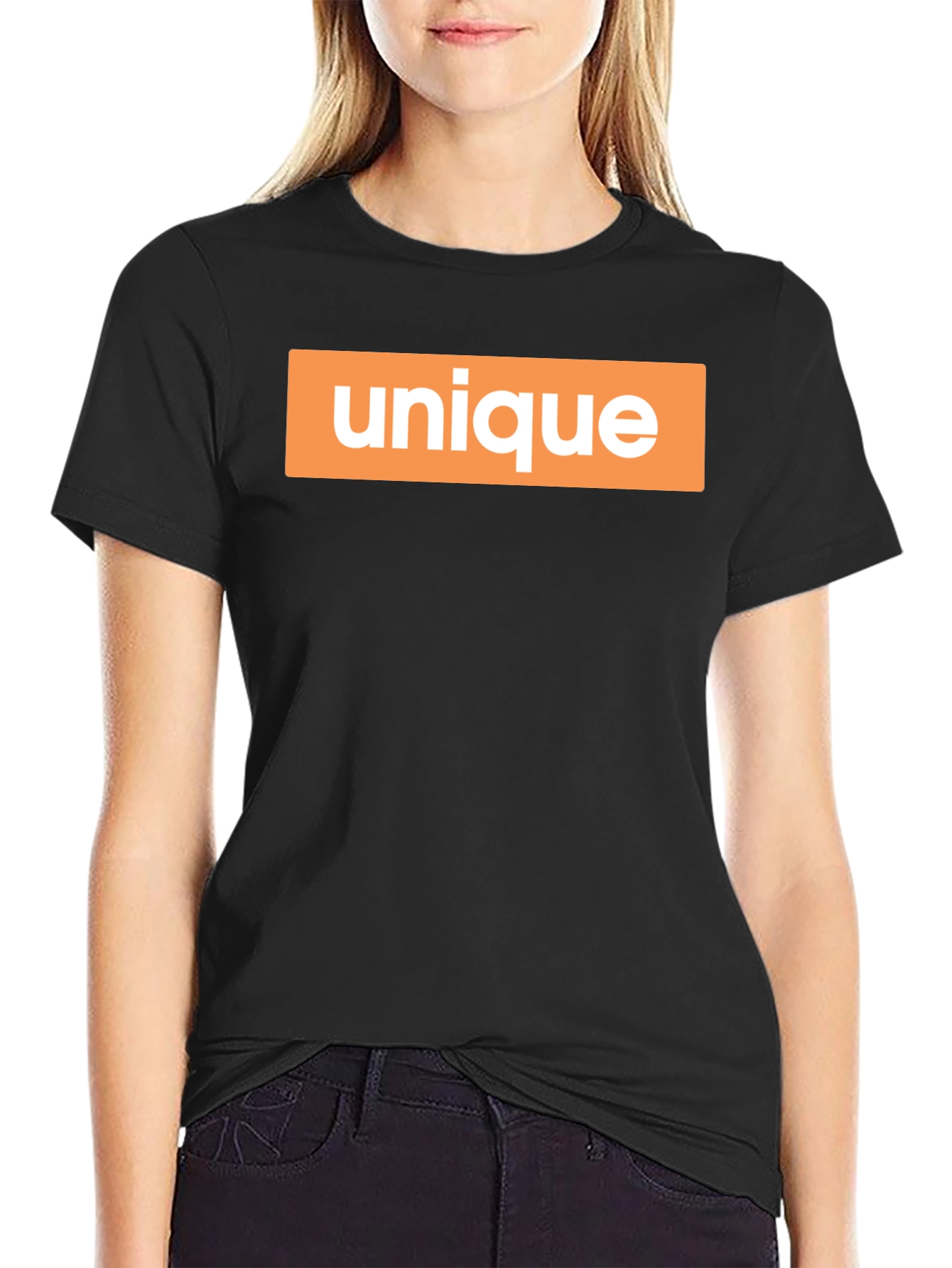 Unique Graphic Print Crew Neck T-Shirt