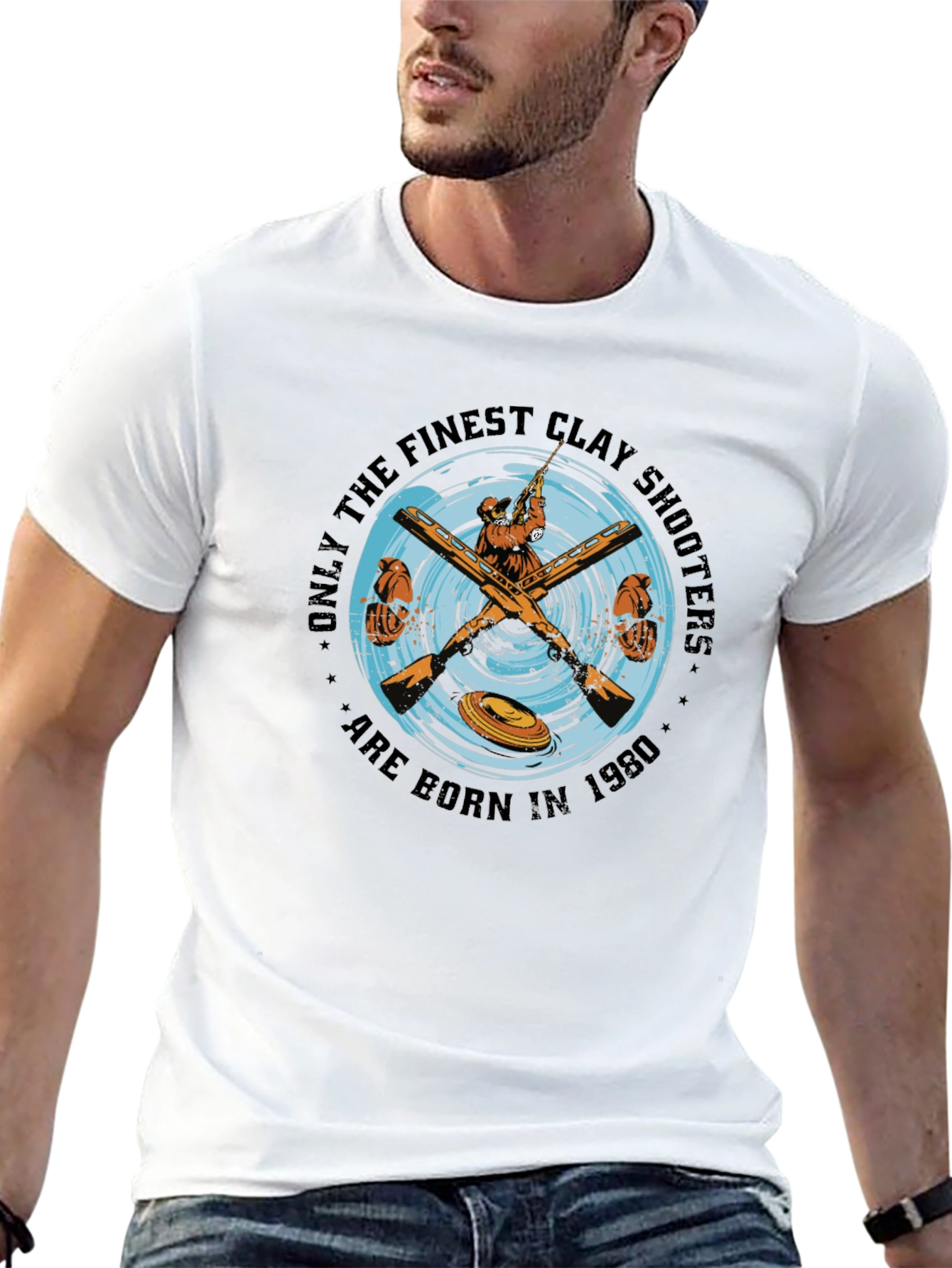 Clay Shooters 1980 Black Graphic Tee