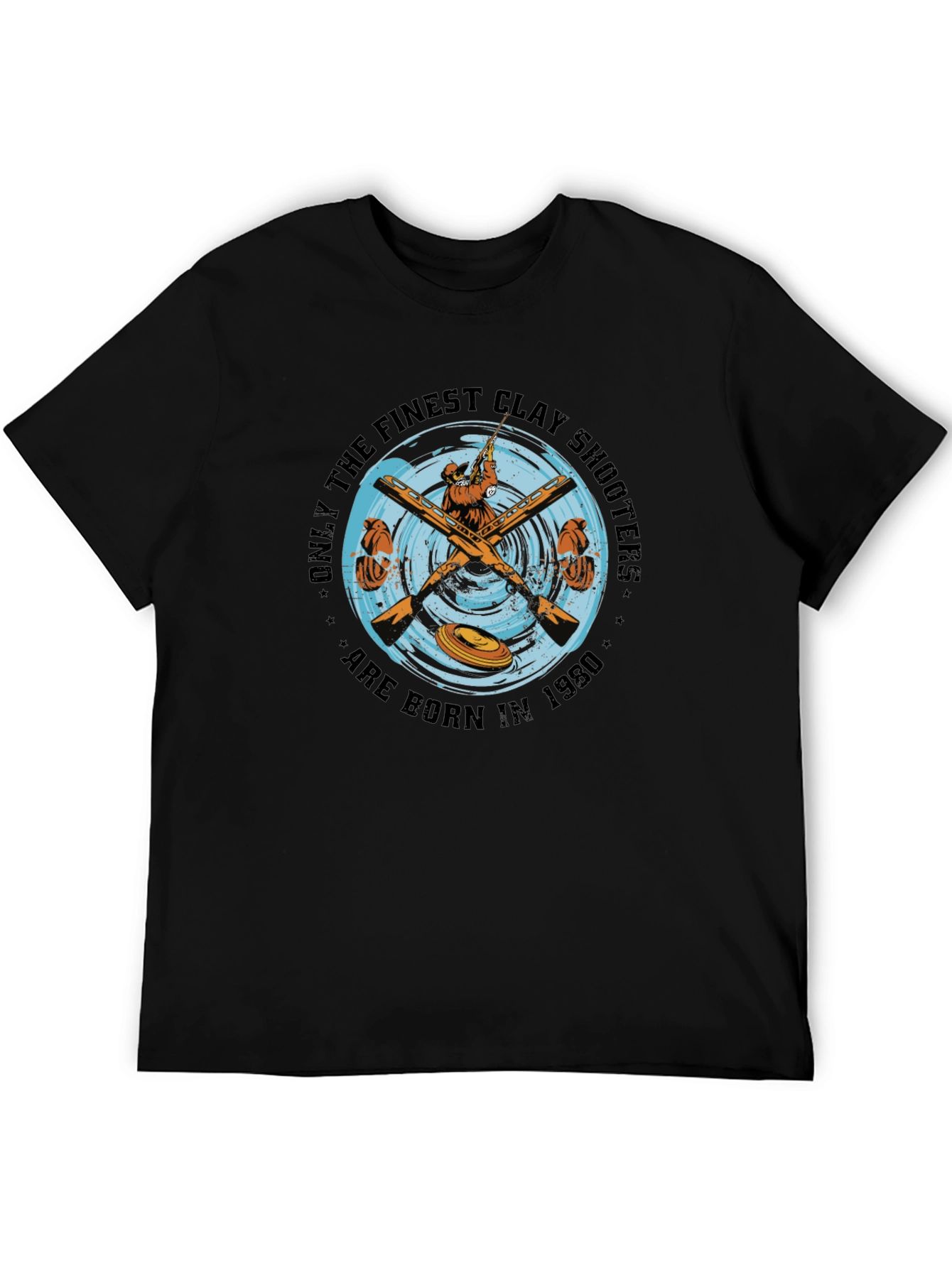Clay Shooters 1980 Black Graphic Tee