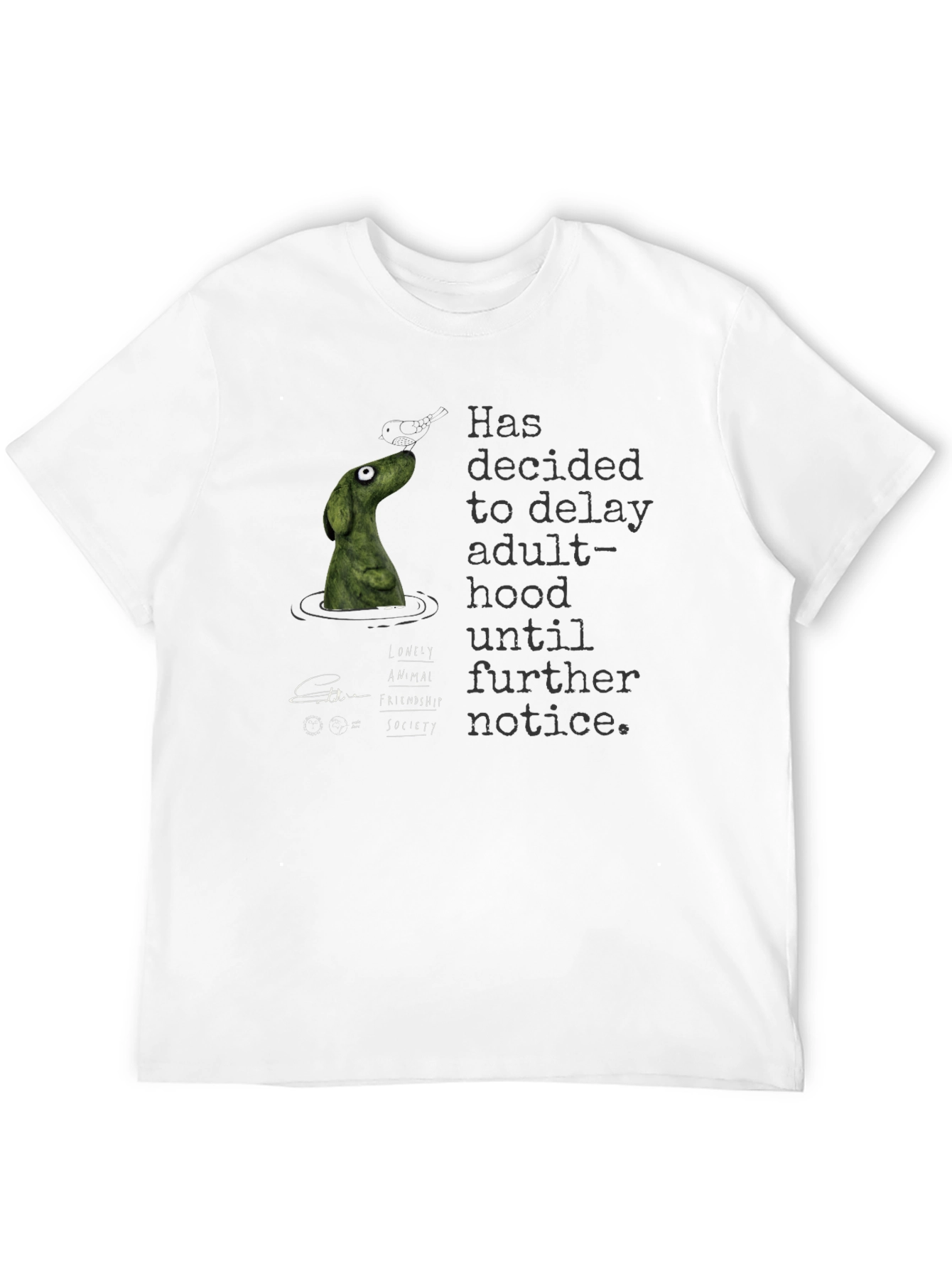 Dog Delaying Adulthood Graphic Tee