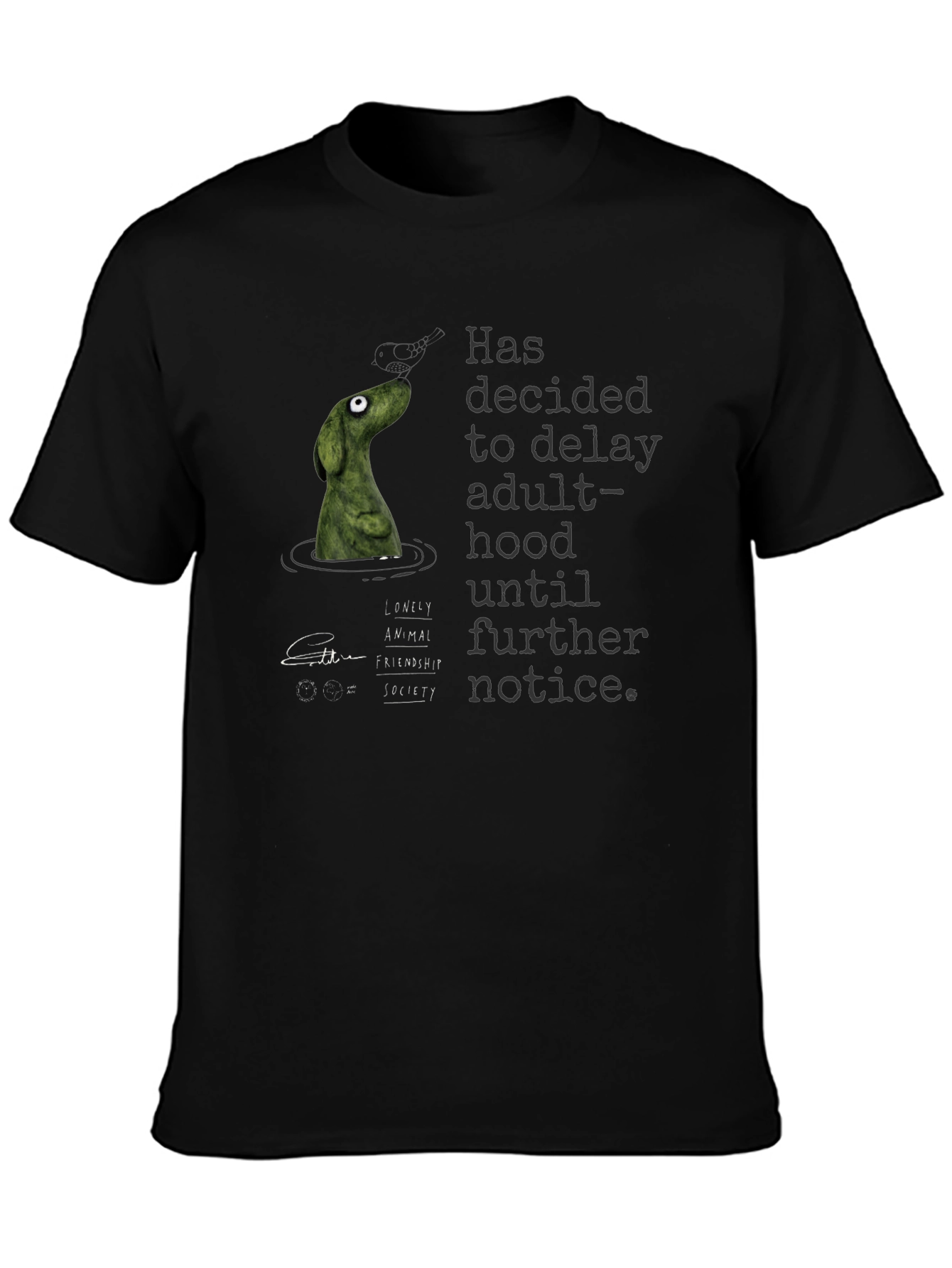 Dog Delaying Adulthood Graphic Tee