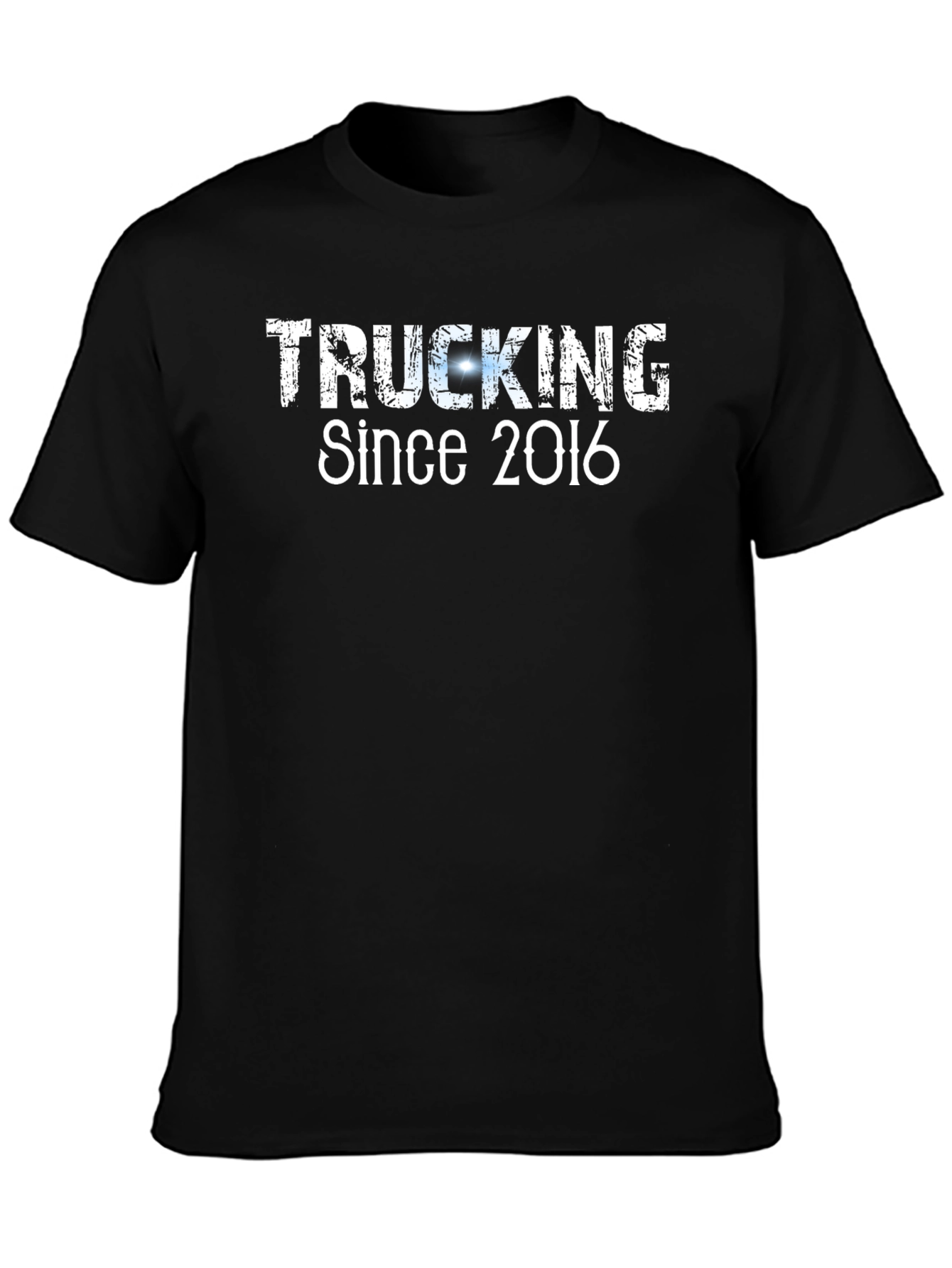 Trucking Since 2016 Black T-Shirt