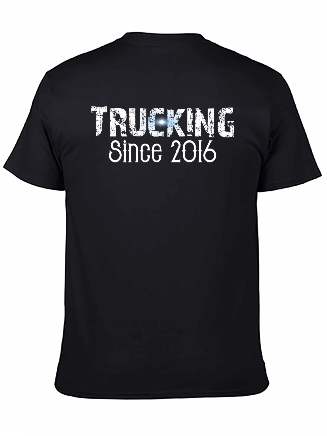 Trucking Since 2016 Black T-Shirt