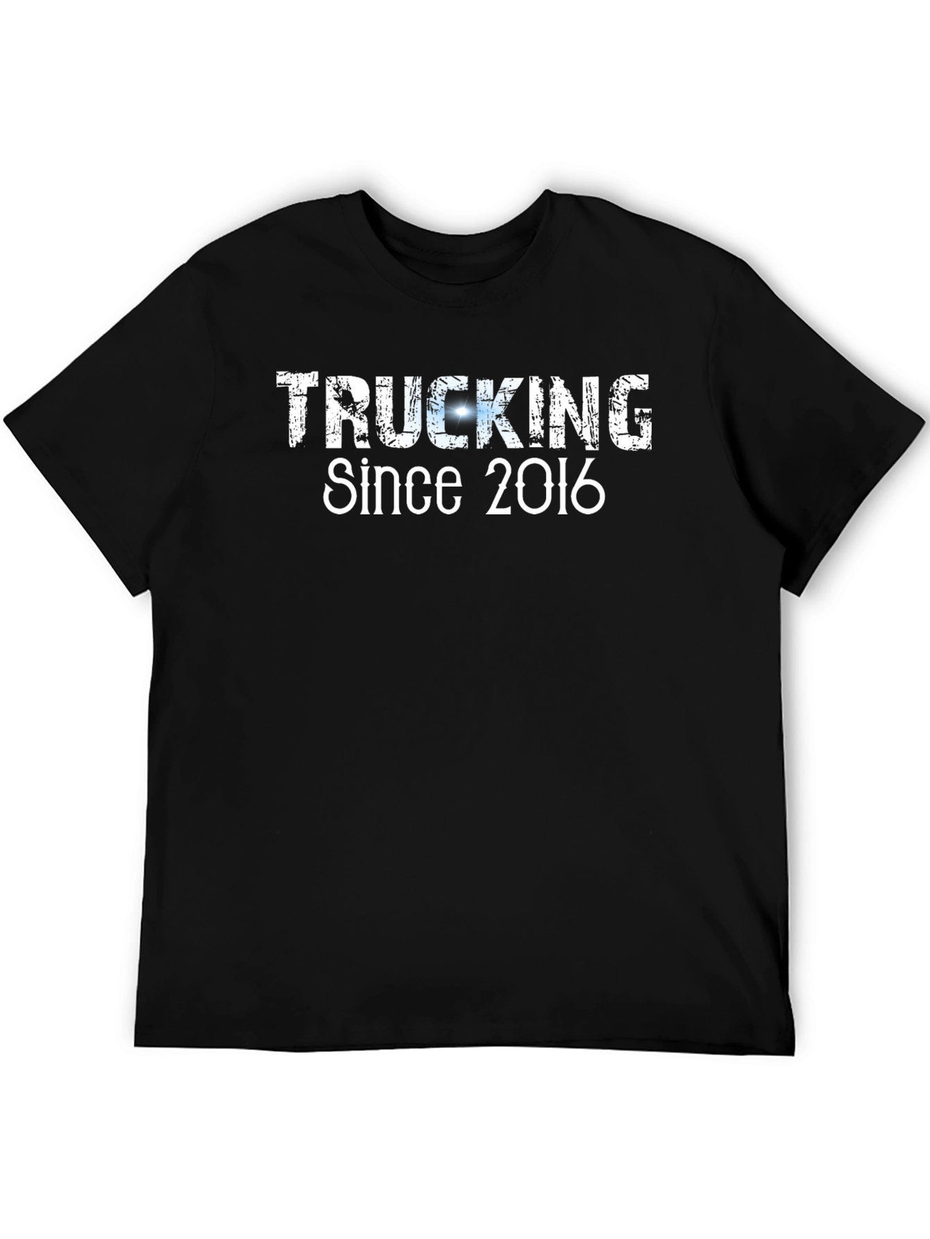 Trucking Since 2016 Black T-Shirt